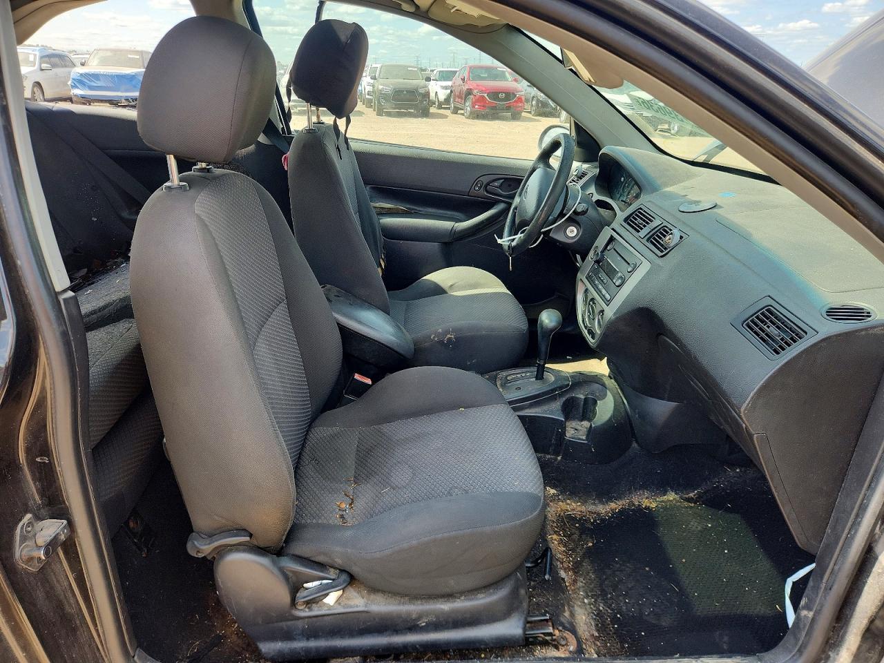 2006 Ford Focus Zx3 Black vin: 1FAFP31N56W218223