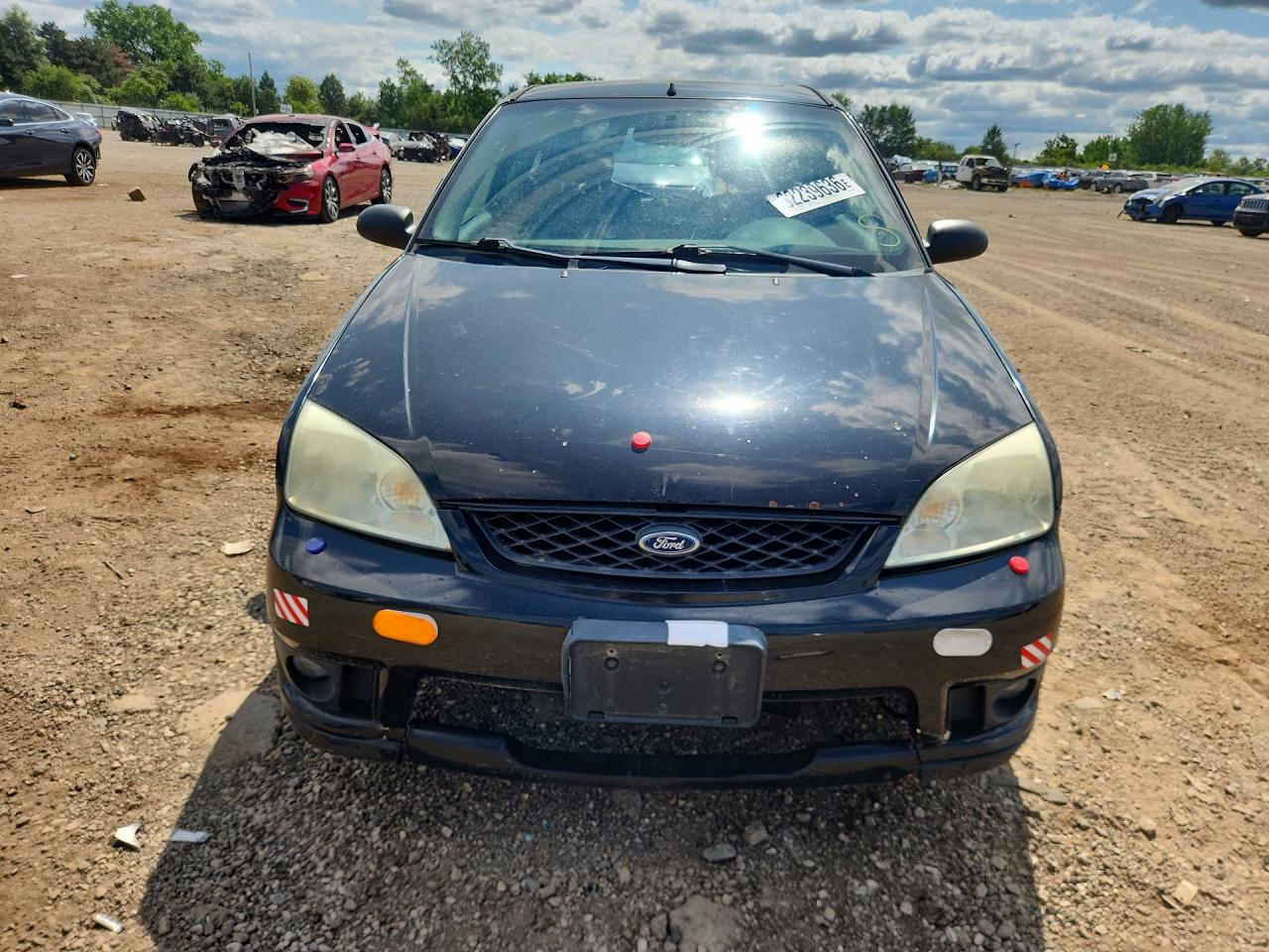 2006 Ford Focus Zx3 Black vin: 1FAFP31N56W218223