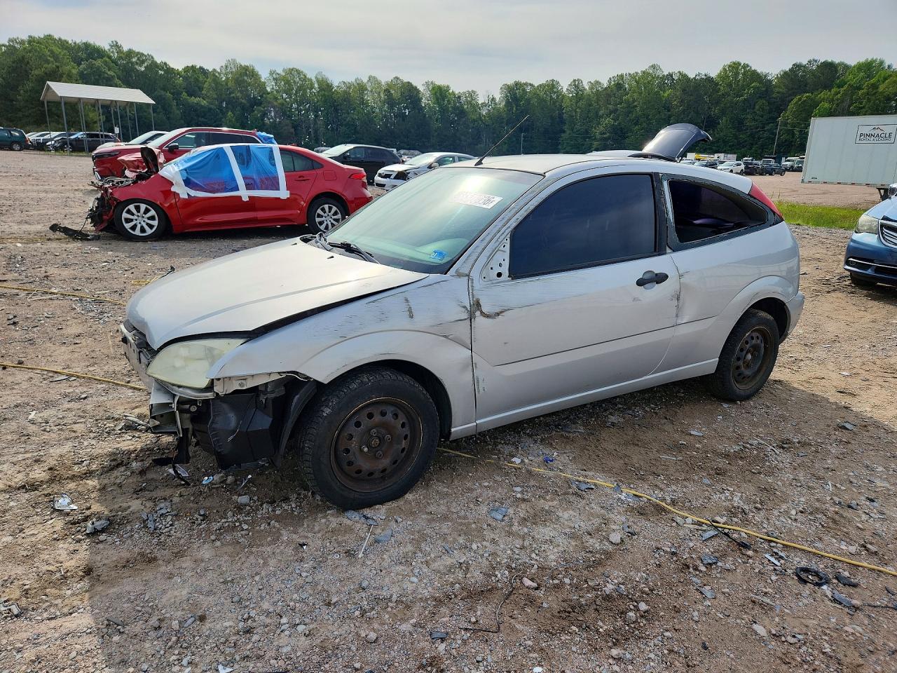 2006 Ford Focus Zx3 Silver vin: 1FAFP31N86W214697