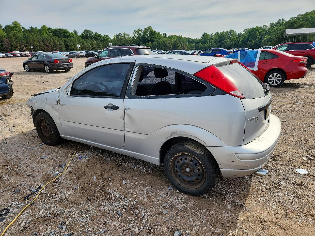 2006 Ford Focus Zx3 Silver vin: 1FAFP31N86W214697