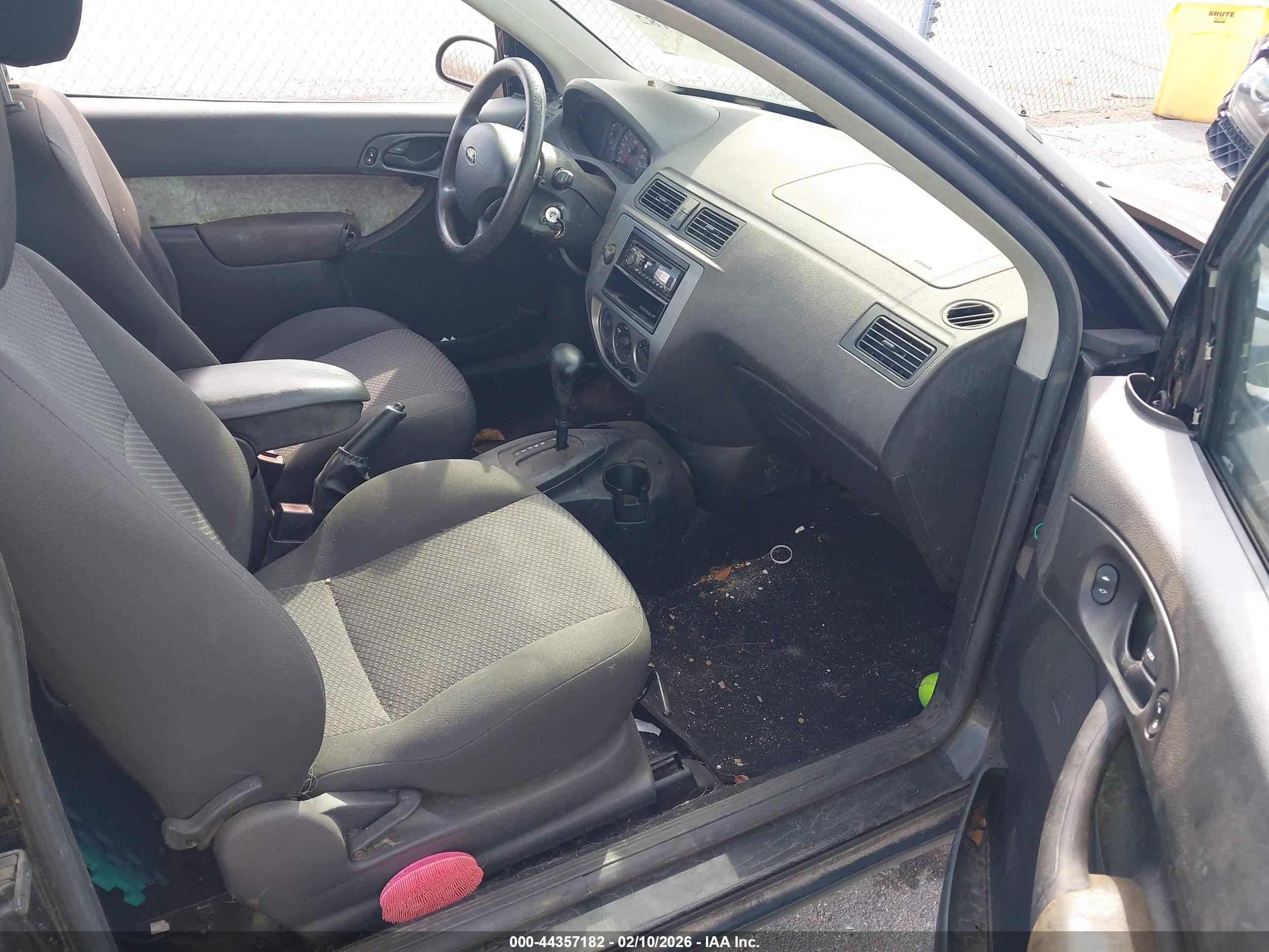 2006 Ford Focus Zx3 Черный vin: 1FAFP31N96W142490