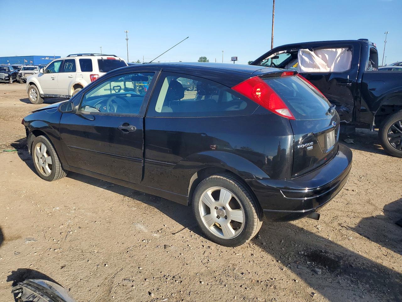 2006 Ford Focus Black vin: 1FAFP31N96W147494