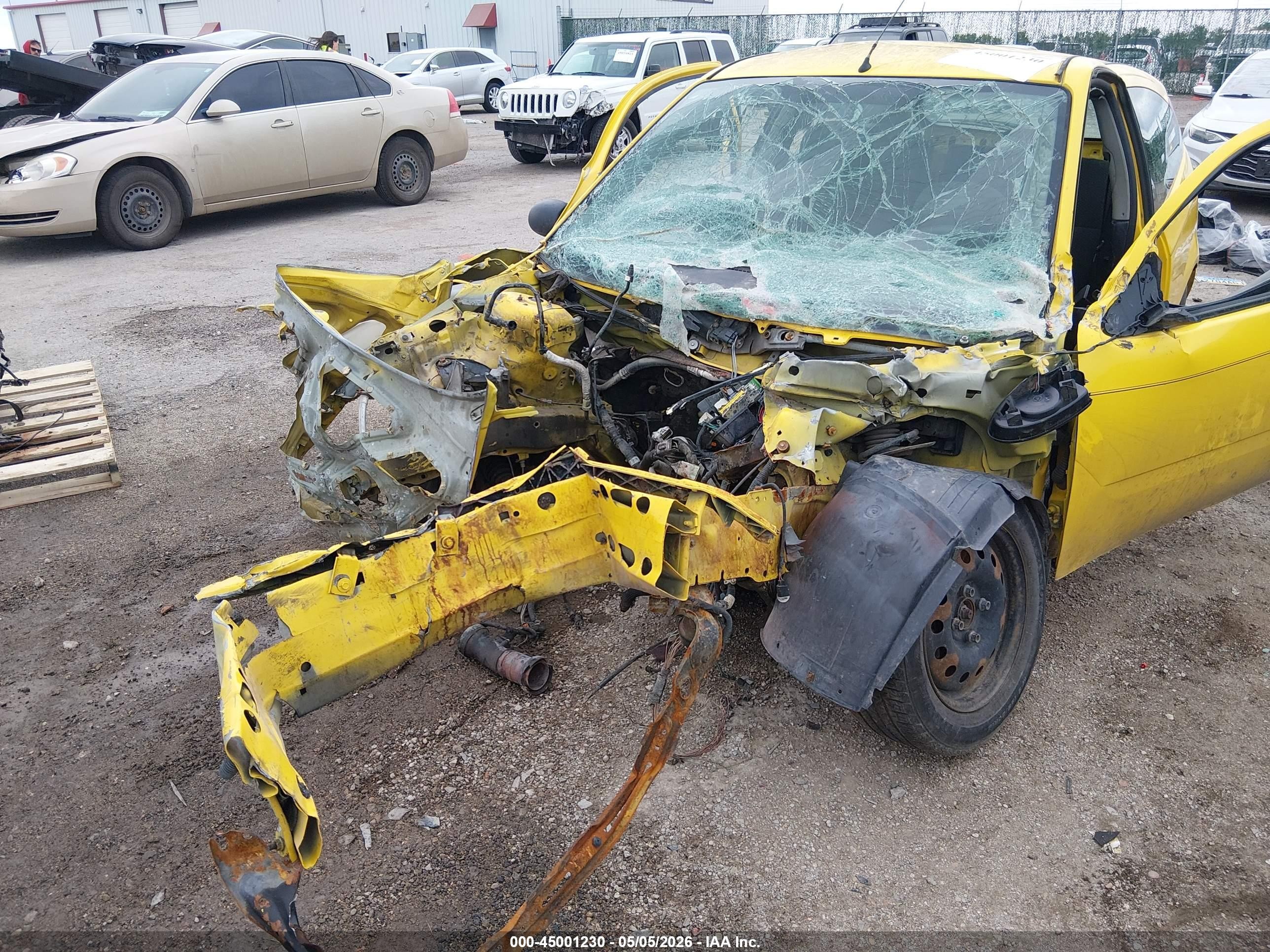 2007 Ford Focus S/se/ses Yellow vin: 1FAFP31N97W205332