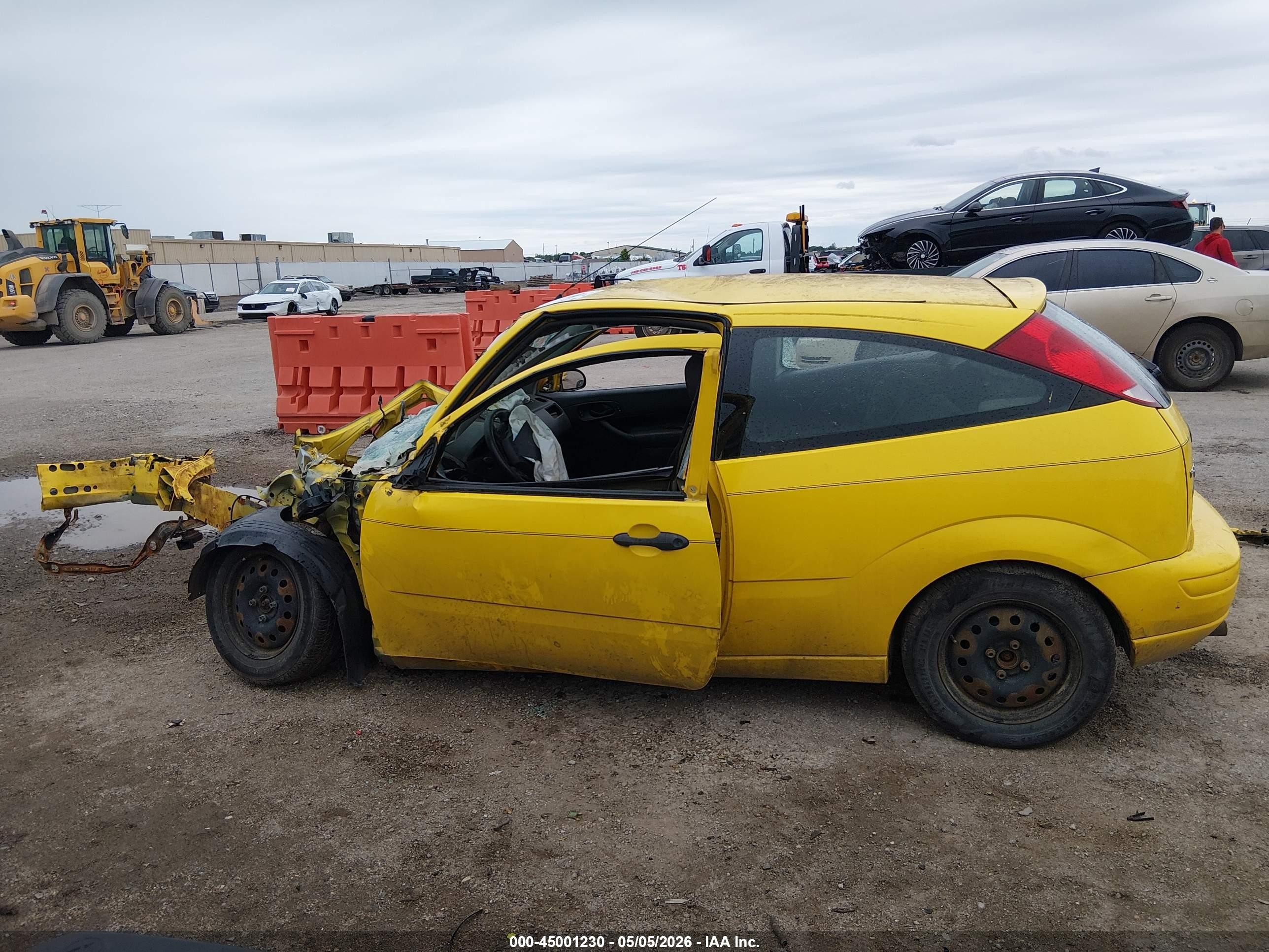 2007 Ford Focus S/se/ses Yellow vin: 1FAFP31N97W205332