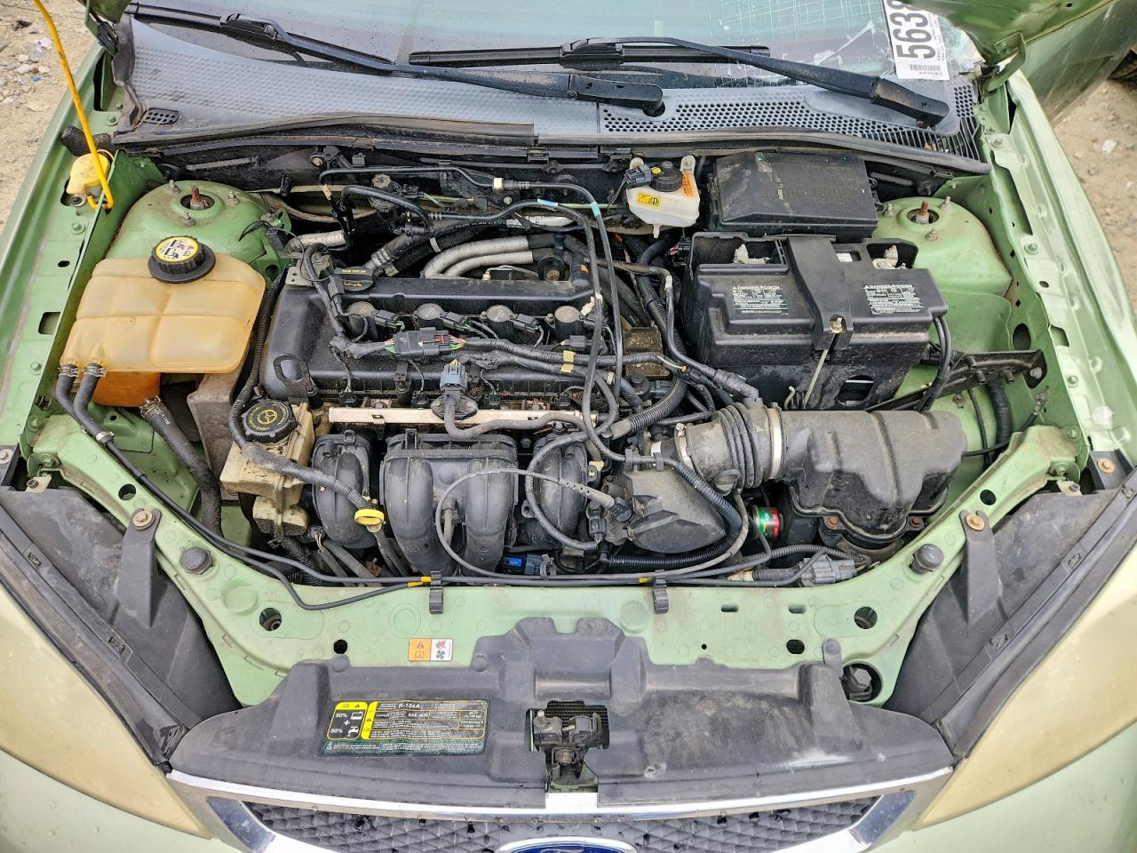 2007 Ford Focus Zx3 Green vin: 1FAFP31NX7W338763