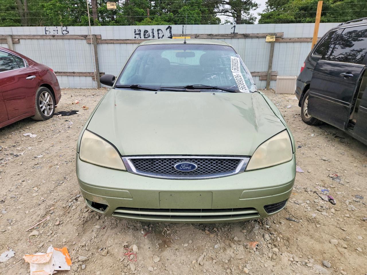 2007 Ford Focus Zx3 Green vin: 1FAFP31NX7W338763