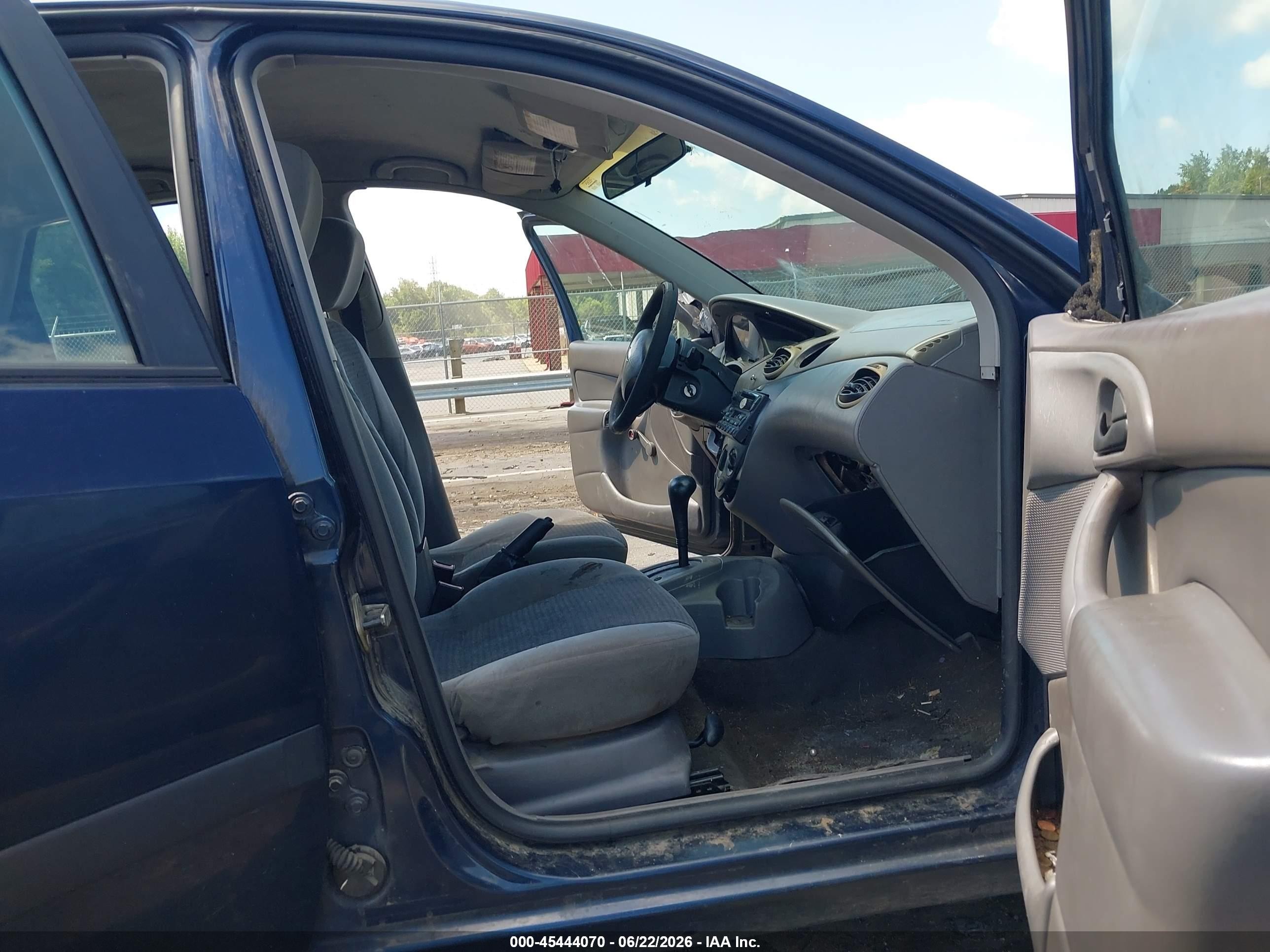 2003 Ford Focus Lx Blue vin: 1FAFP33P03W102406