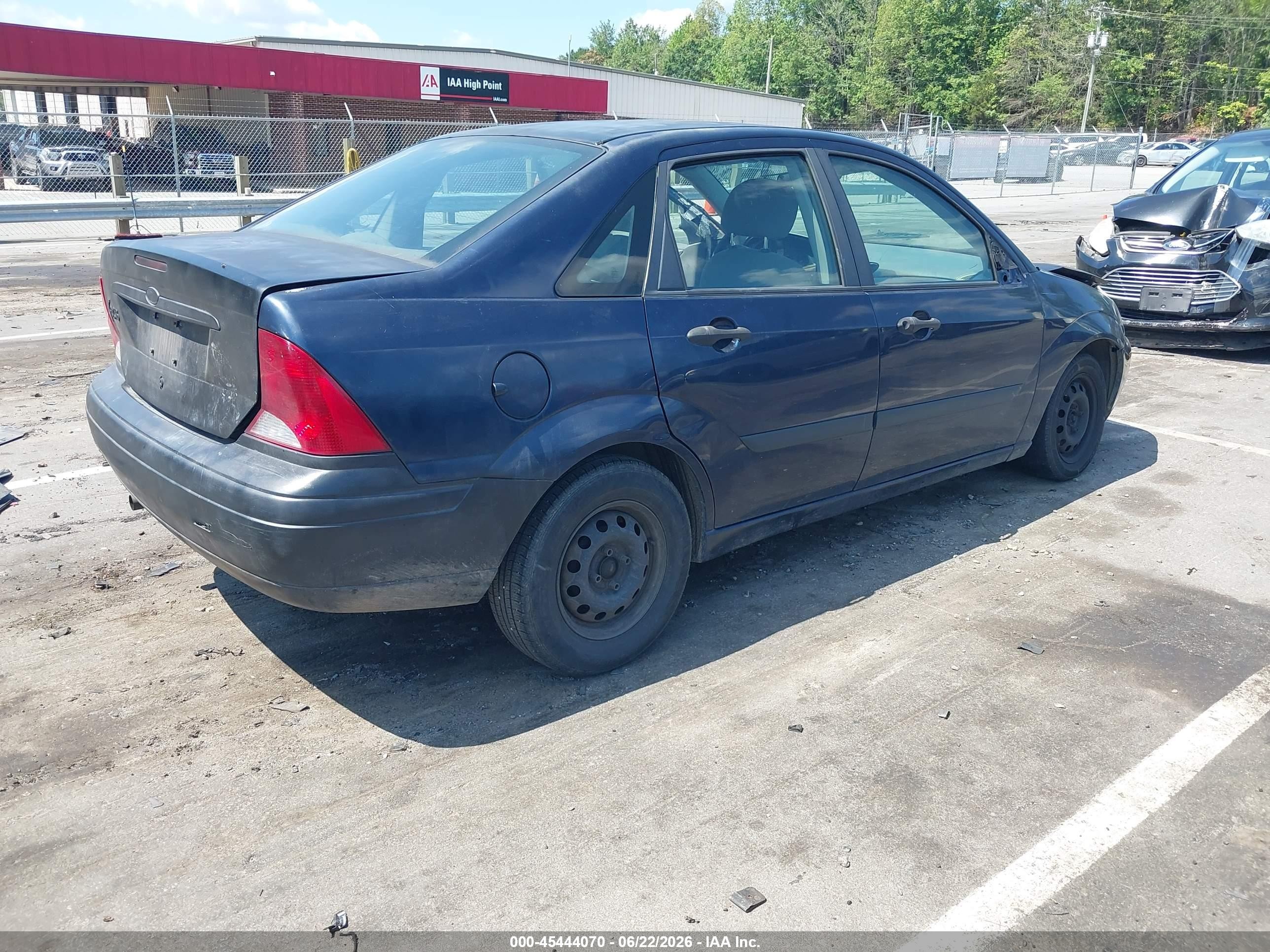 2003 Ford Focus Lx Blue vin: 1FAFP33P03W102406