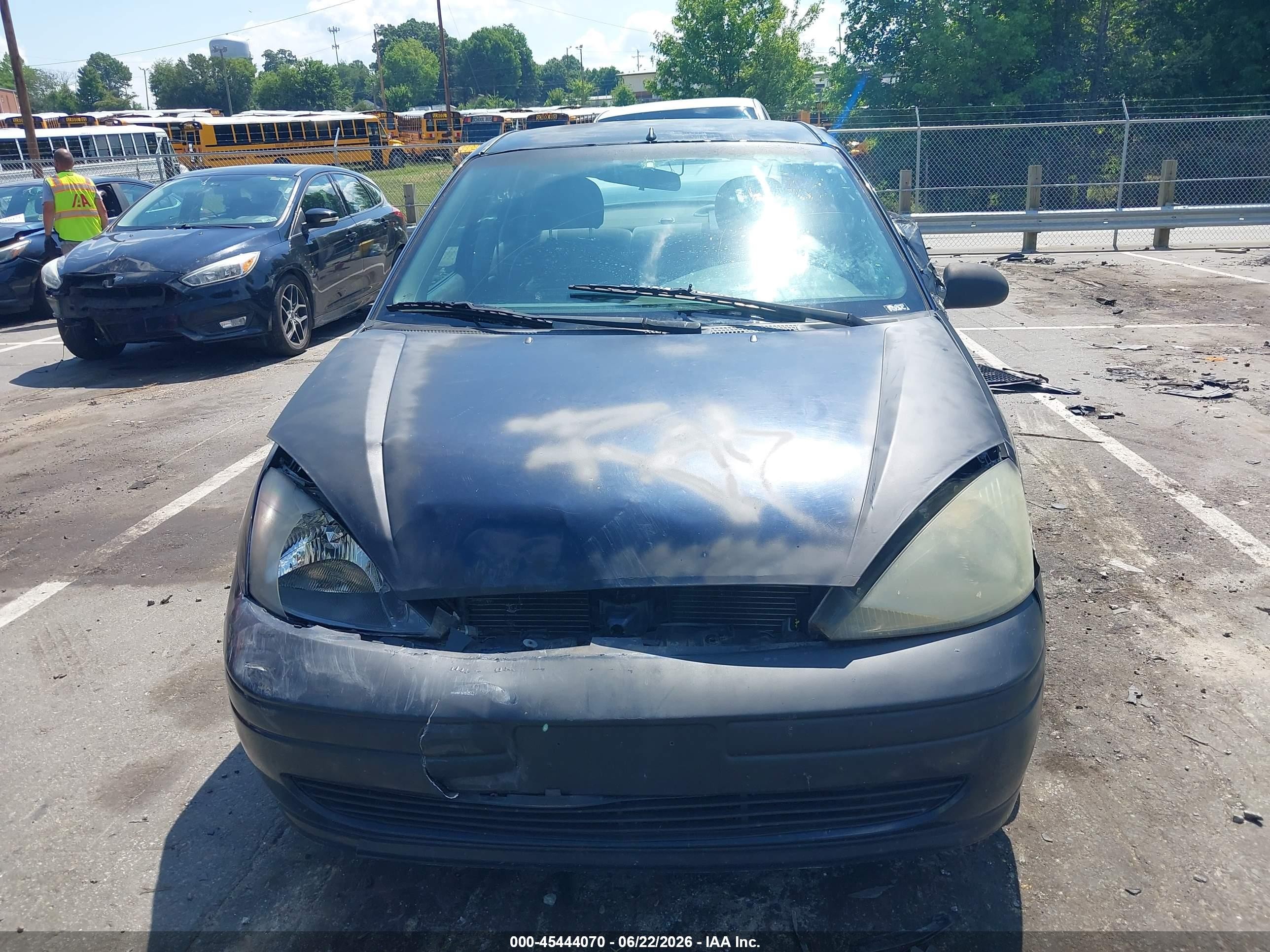 2003 Ford Focus Lx Blue vin: 1FAFP33P03W102406