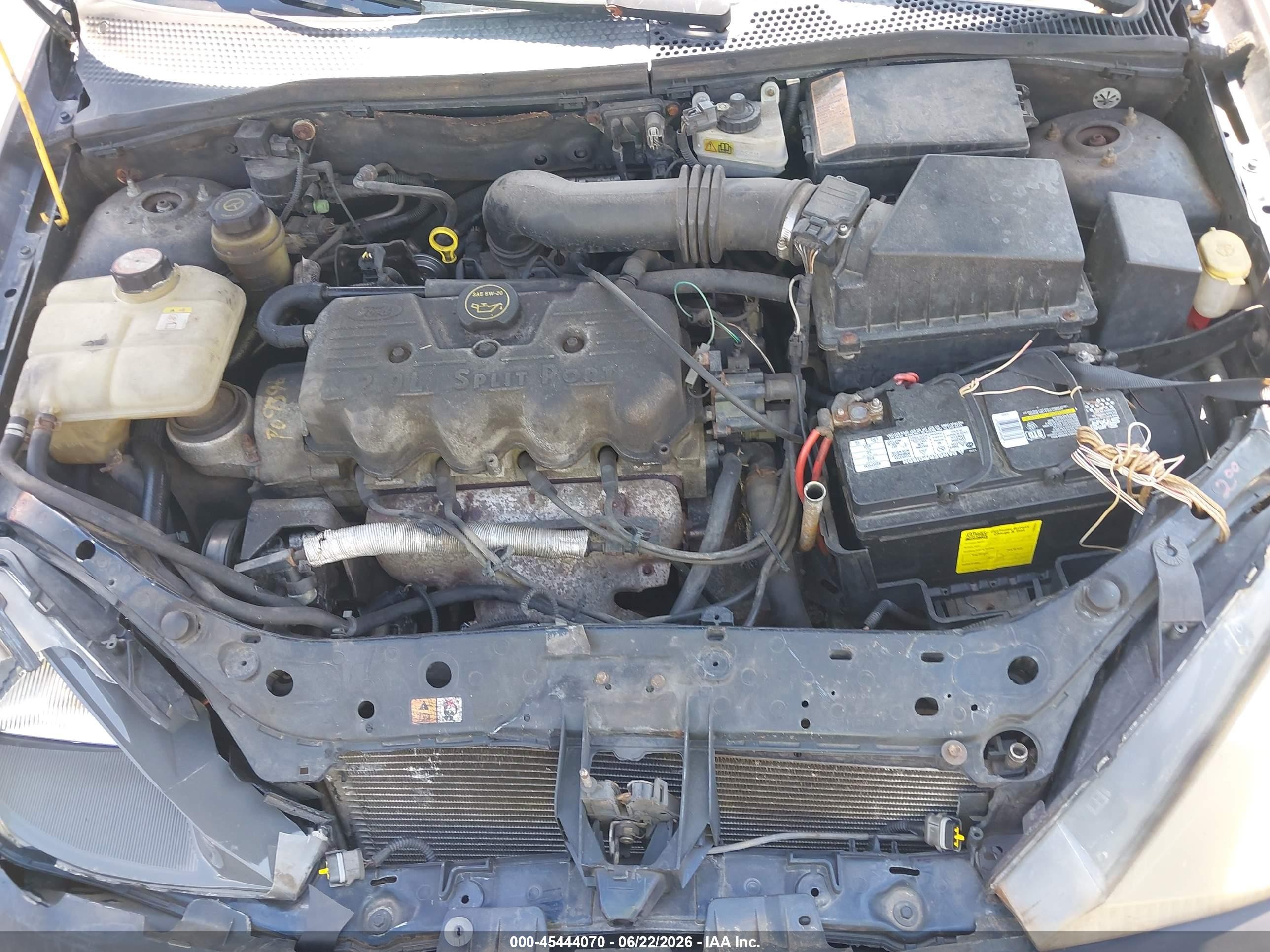 2003 Ford Focus Lx Blue vin: 1FAFP33P03W102406