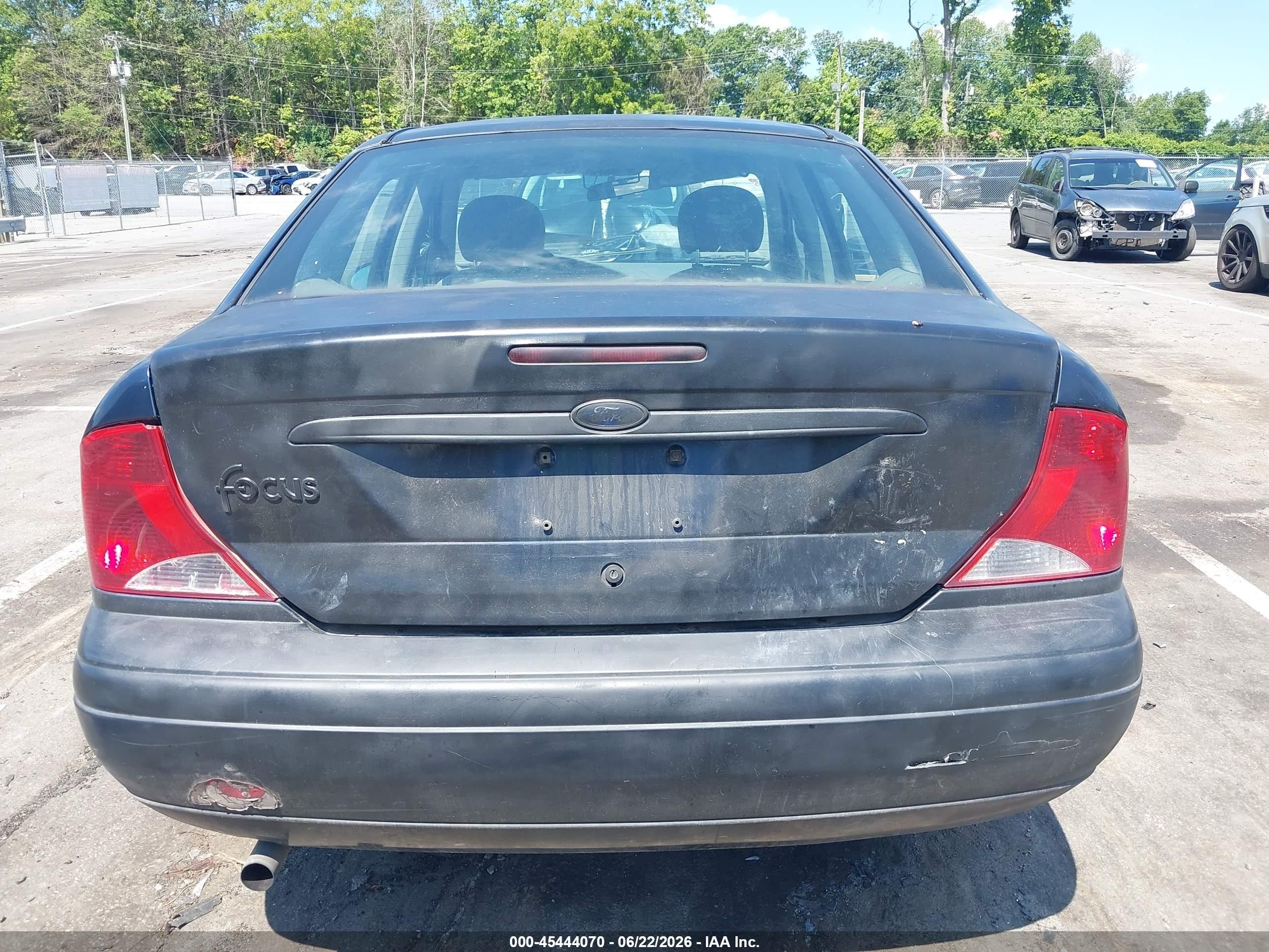 2003 Ford Focus Lx Blue vin: 1FAFP33P03W102406
