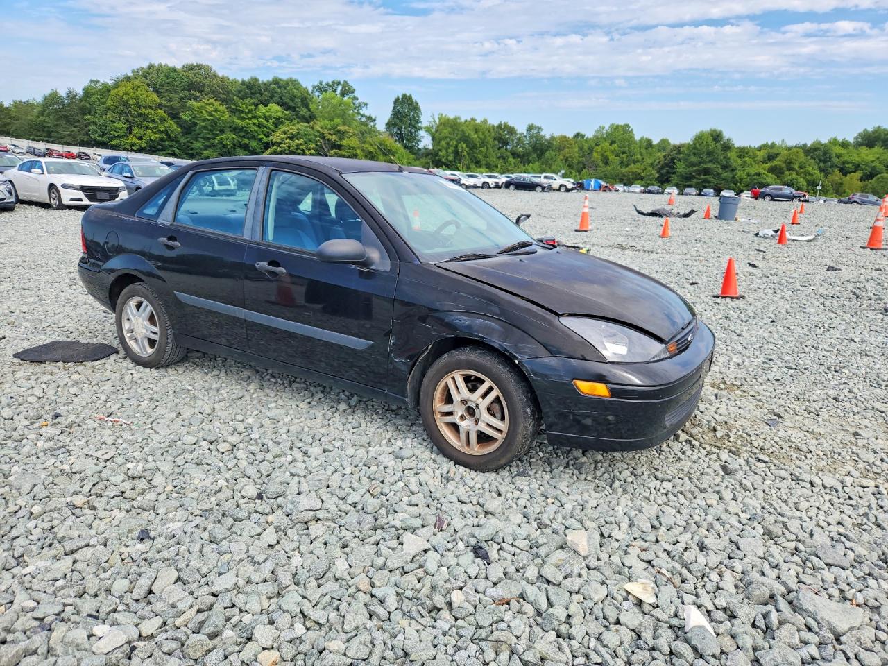 2004 Ford Focus Lx Black vin: 1FAFP33P04W160999