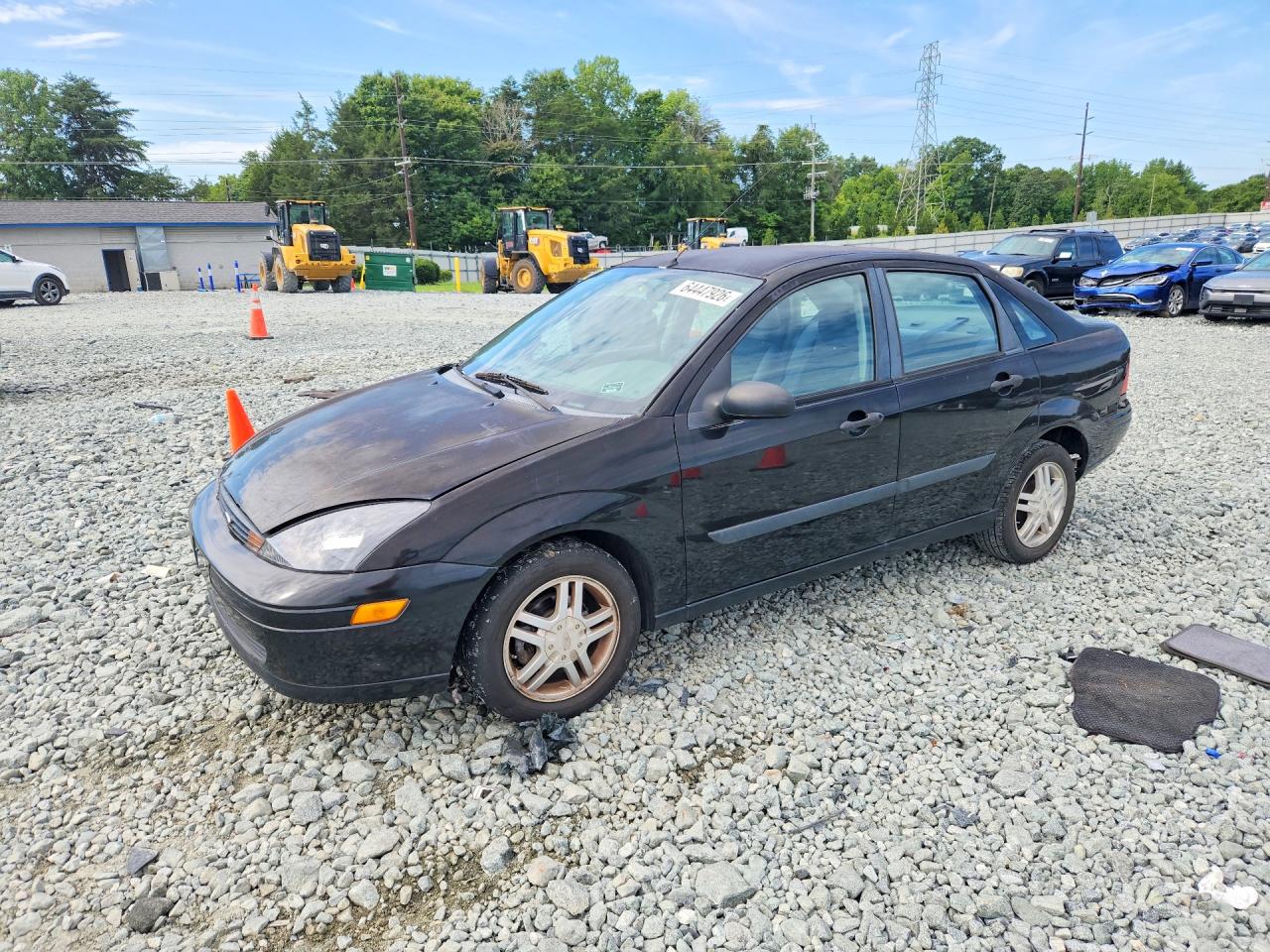 2004 Ford Focus Lx Black vin: 1FAFP33P04W160999