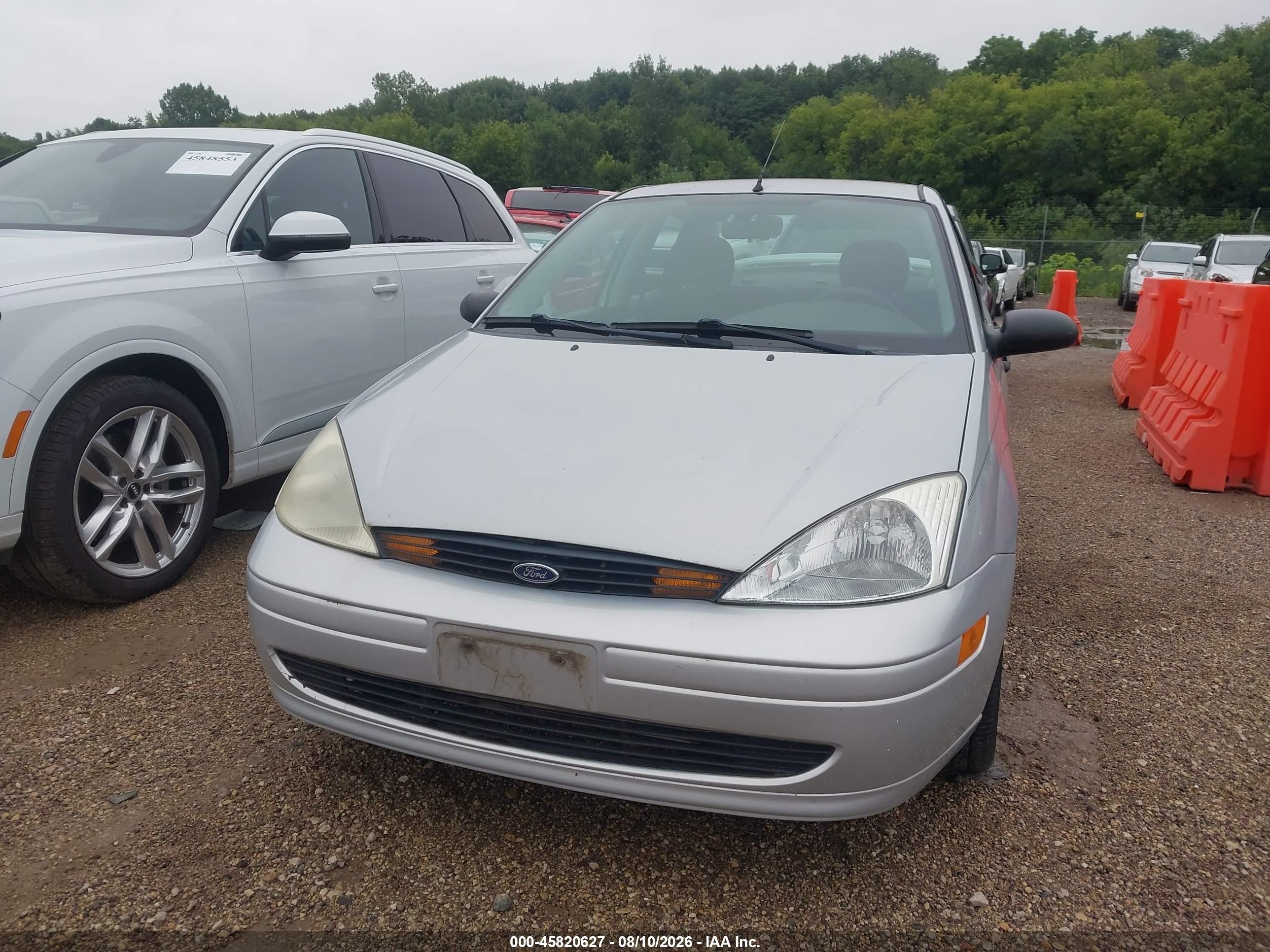 2002 Ford Focus Lx Base/lx Premium Silver vin: 1FAFP33P12W265581