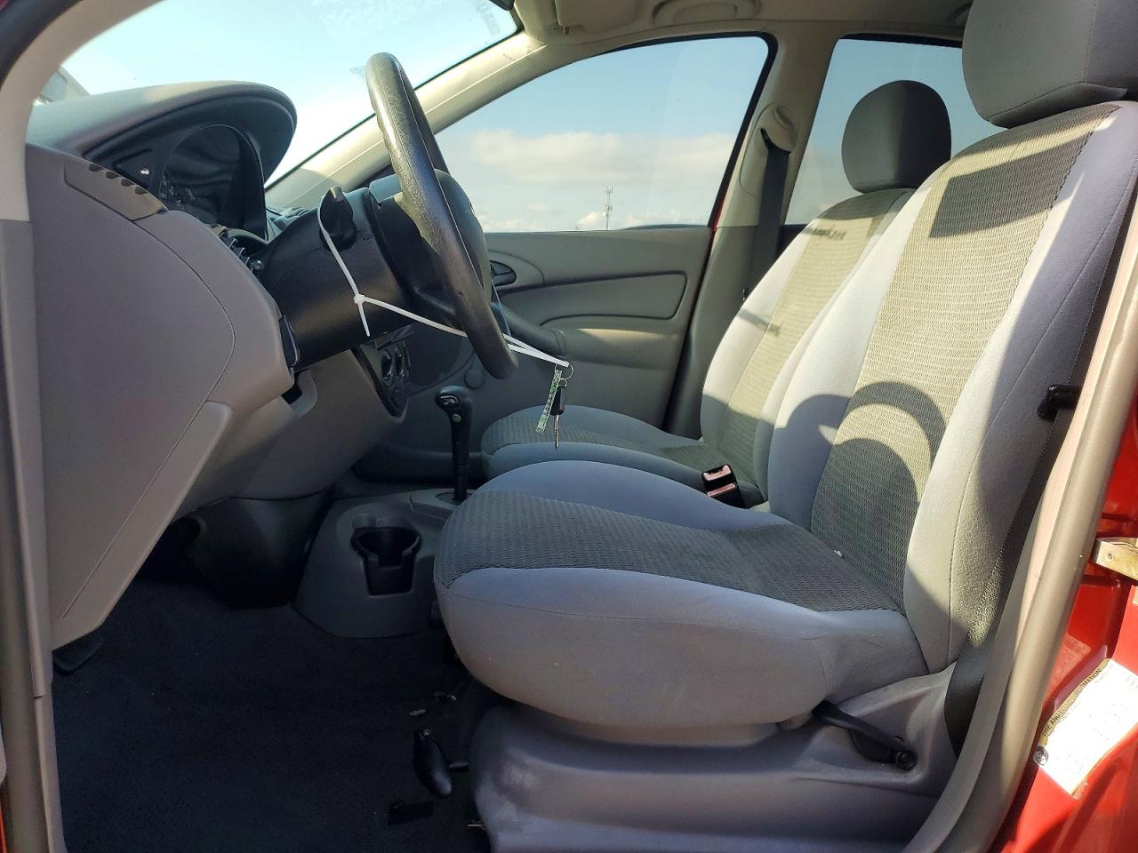 2004 Ford Focus Lx Burgundy vin: 1FAFP33P24W197357