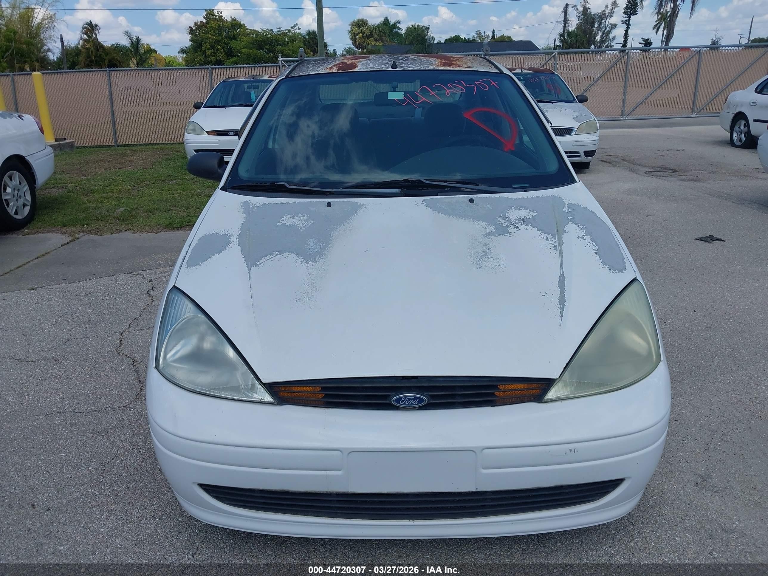 2002 Ford Focus Lx Белый vin: 1FAFP33P32W152991