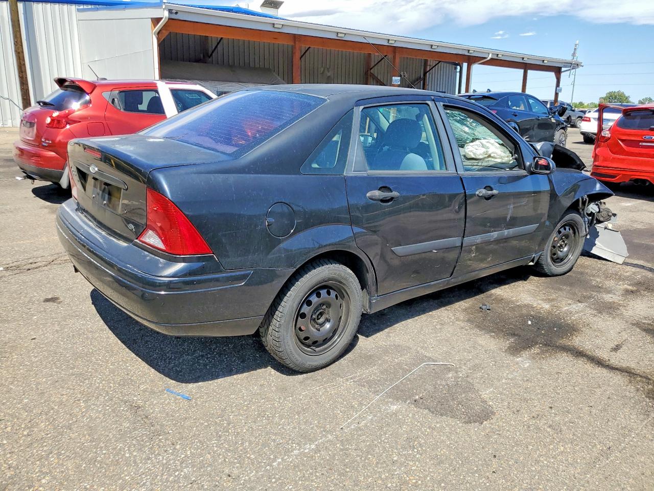 2004 Ford Focus Black vin: 1FAFP33P34W176453
