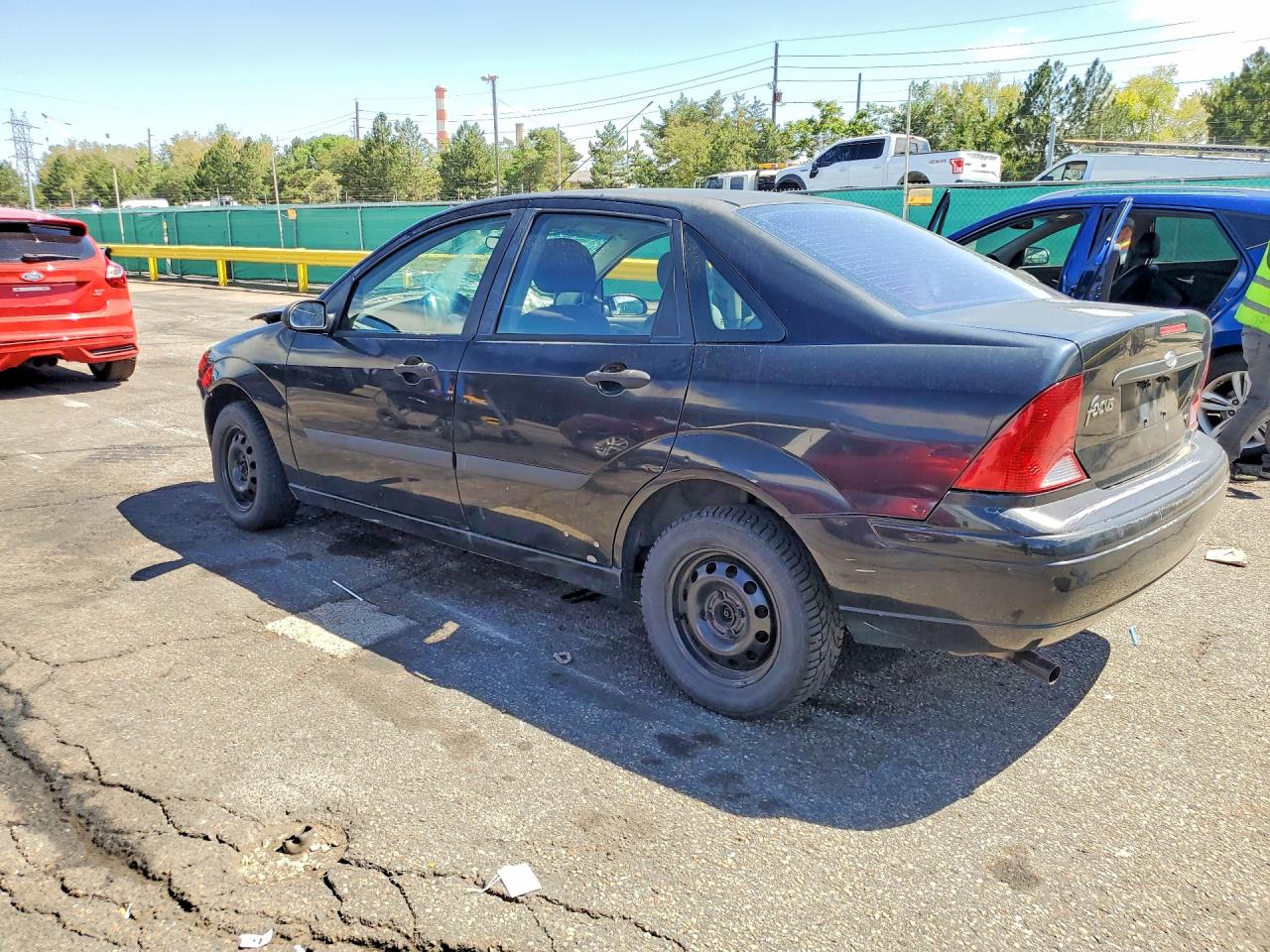 2004 Ford Focus Black vin: 1FAFP33P34W176453