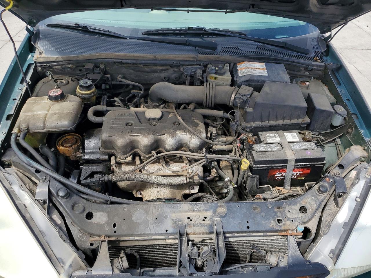 2001 Ford Focus Lx Teal vin: 1FAFP33P71W156959