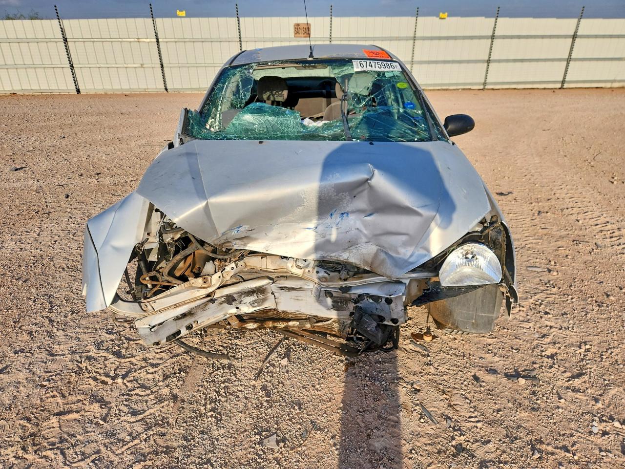 2002 Ford Focus Lx Silver vin: 1FAFP33P72W259980