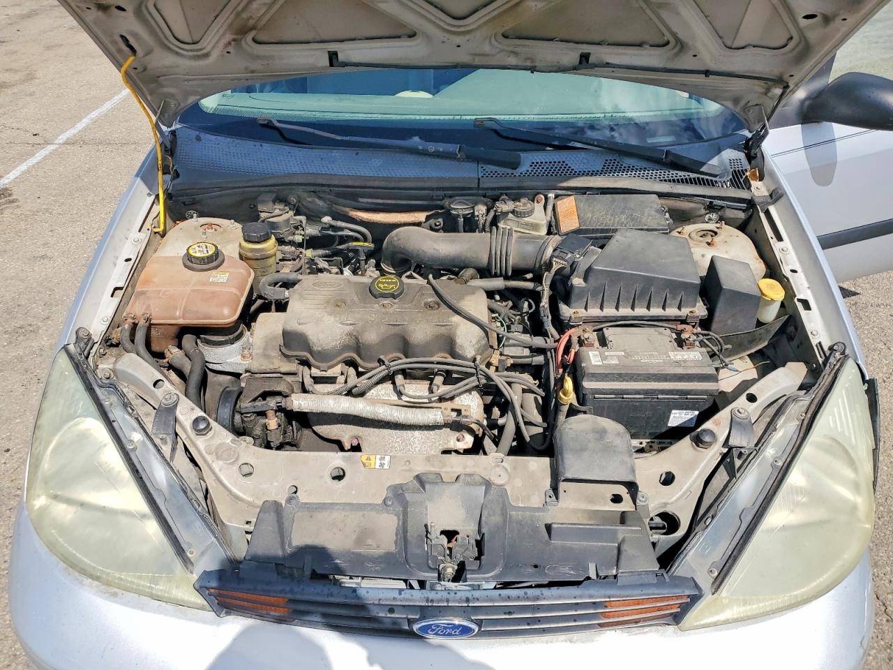 2002 Ford Focus Lx Gray vin: 1FAFP33P72W300270