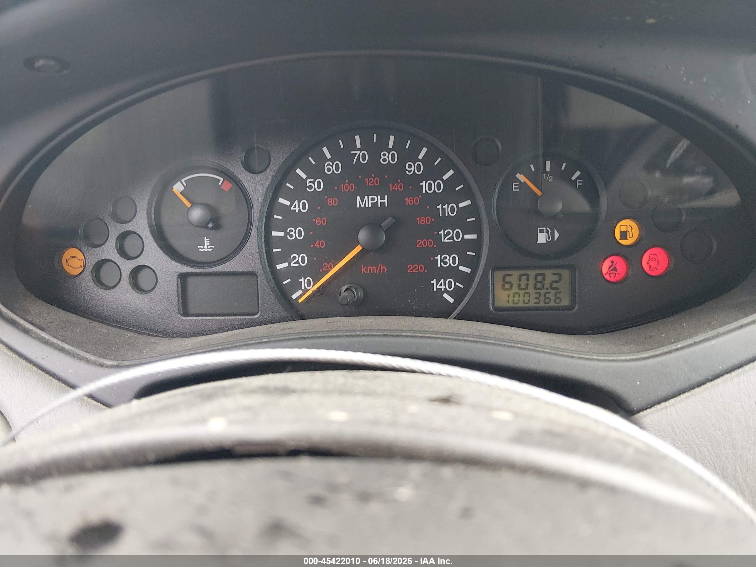 2003 Ford Focus Lx Blue vin: 1FAFP33P83W244731