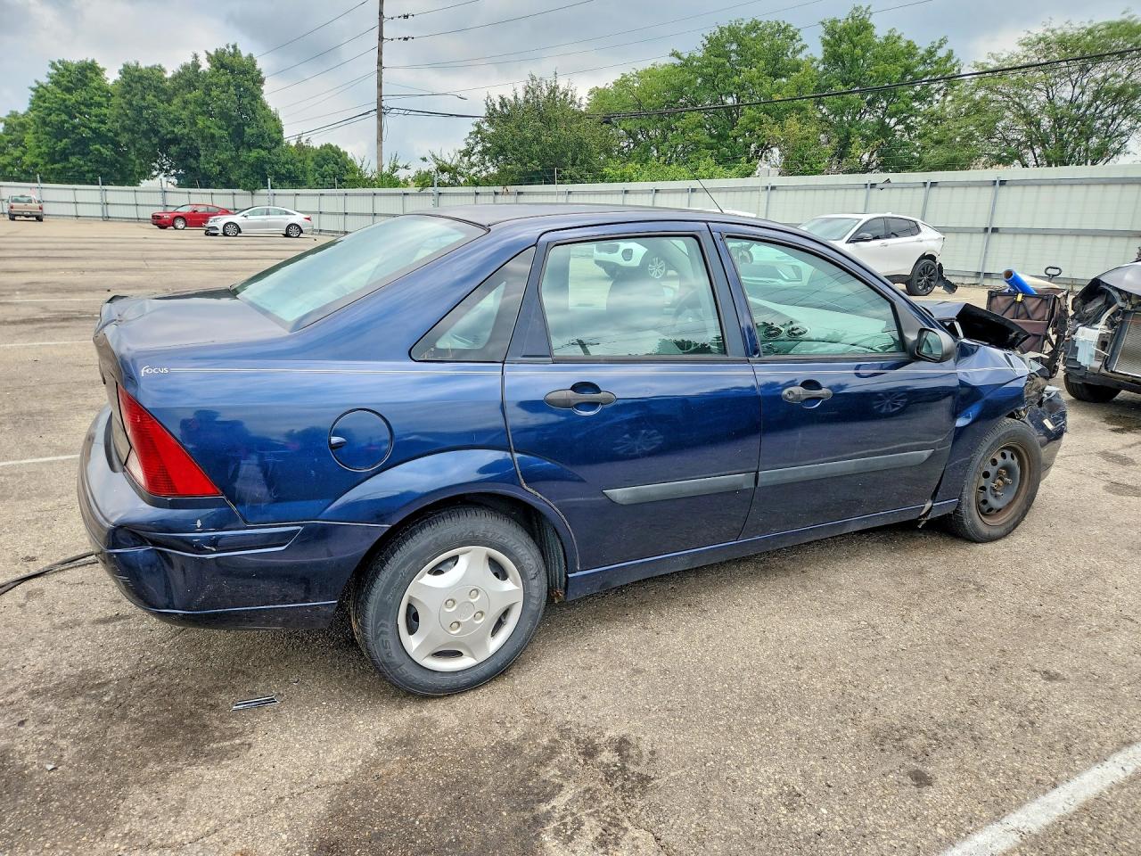 2003 Ford Focus Lx Blue vin: 1FAFP33PX3W267816