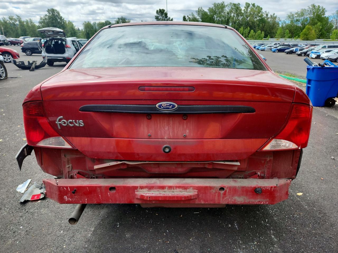2003 Ford Focus Lx Красный vin: 1FAFP33Z83W302984