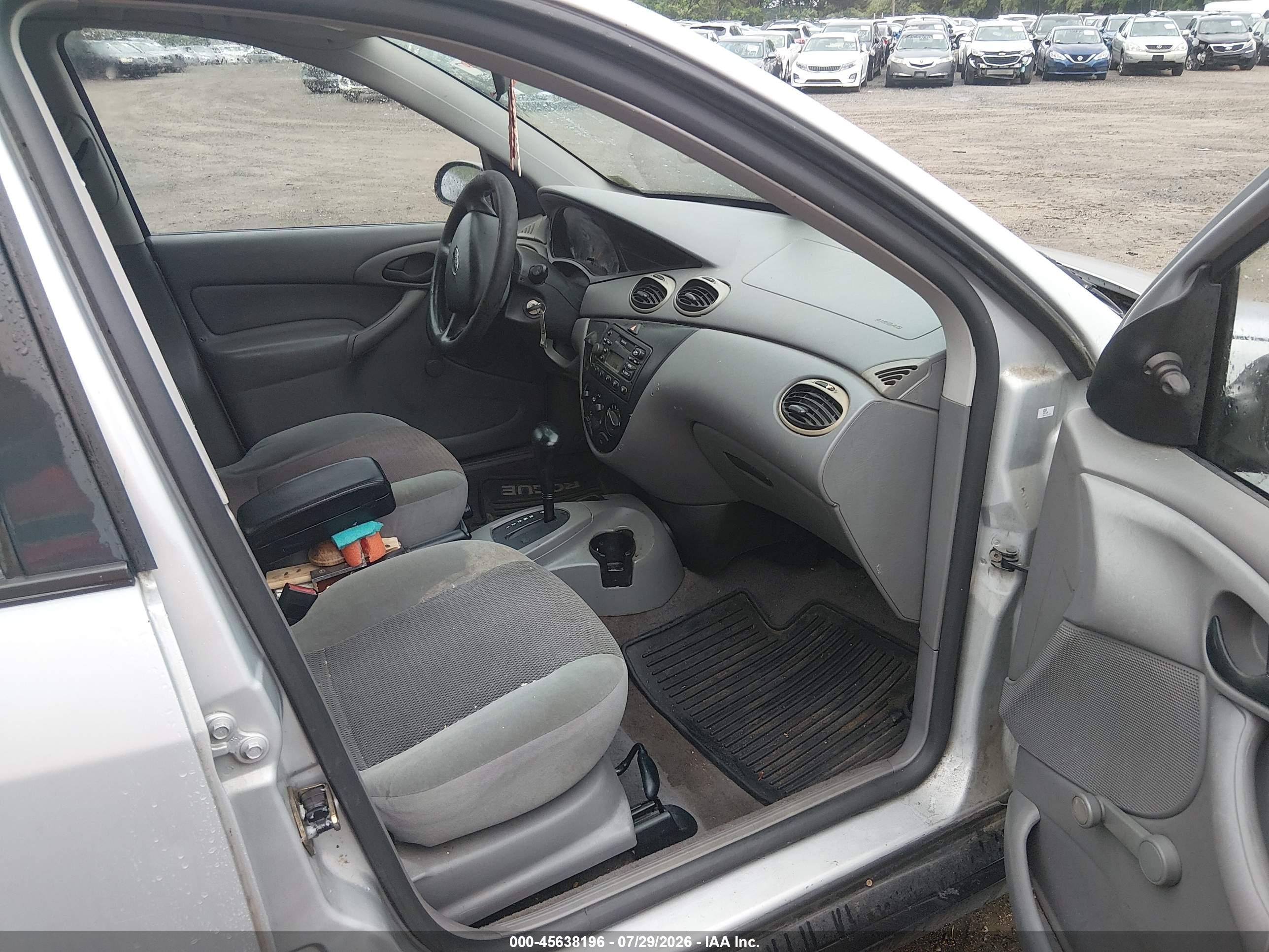 2003 Ford Focus Lx Silver vin: 1FAFP33Z93W253083