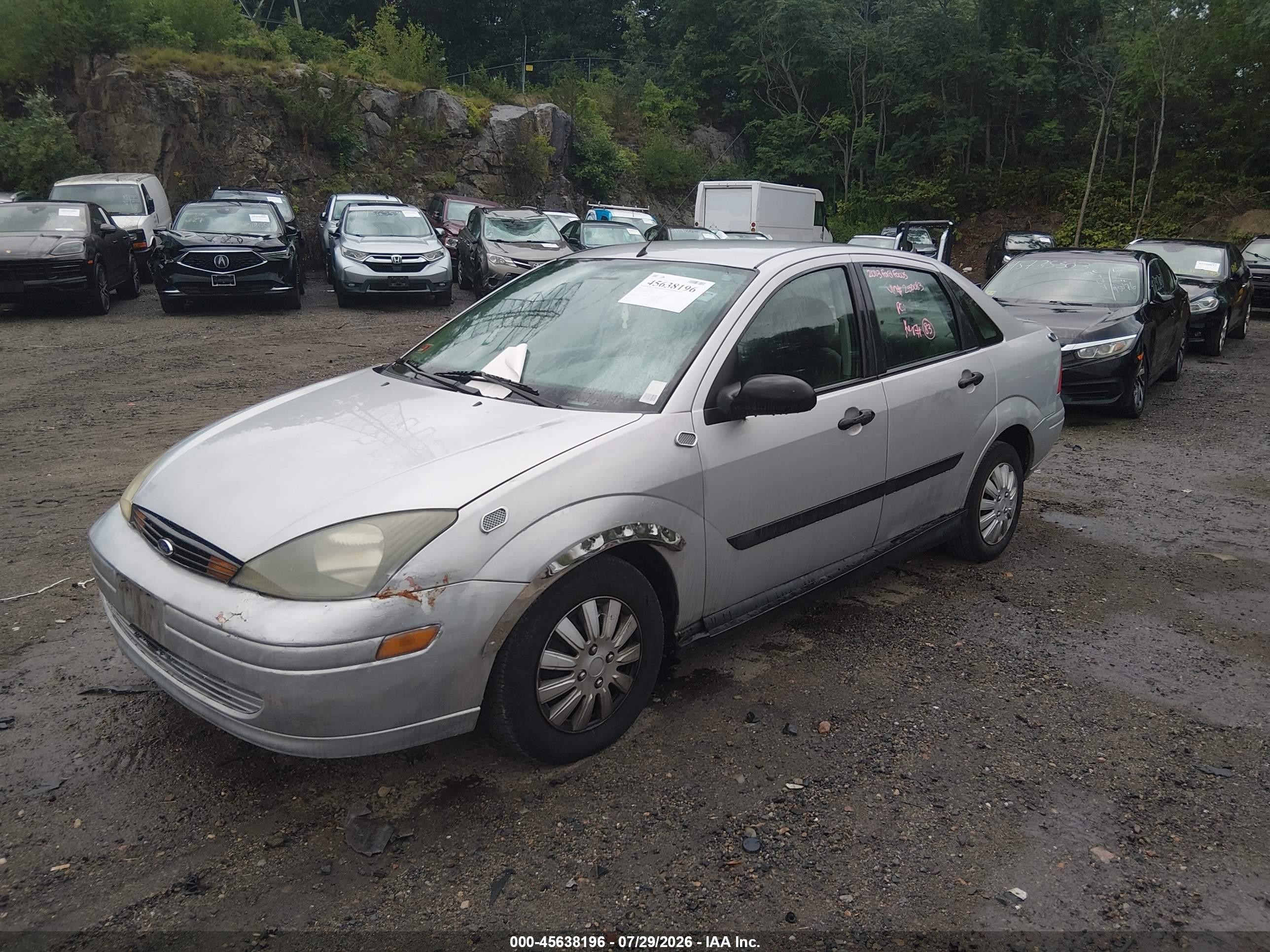2003 Ford Focus Lx Silver vin: 1FAFP33Z93W253083