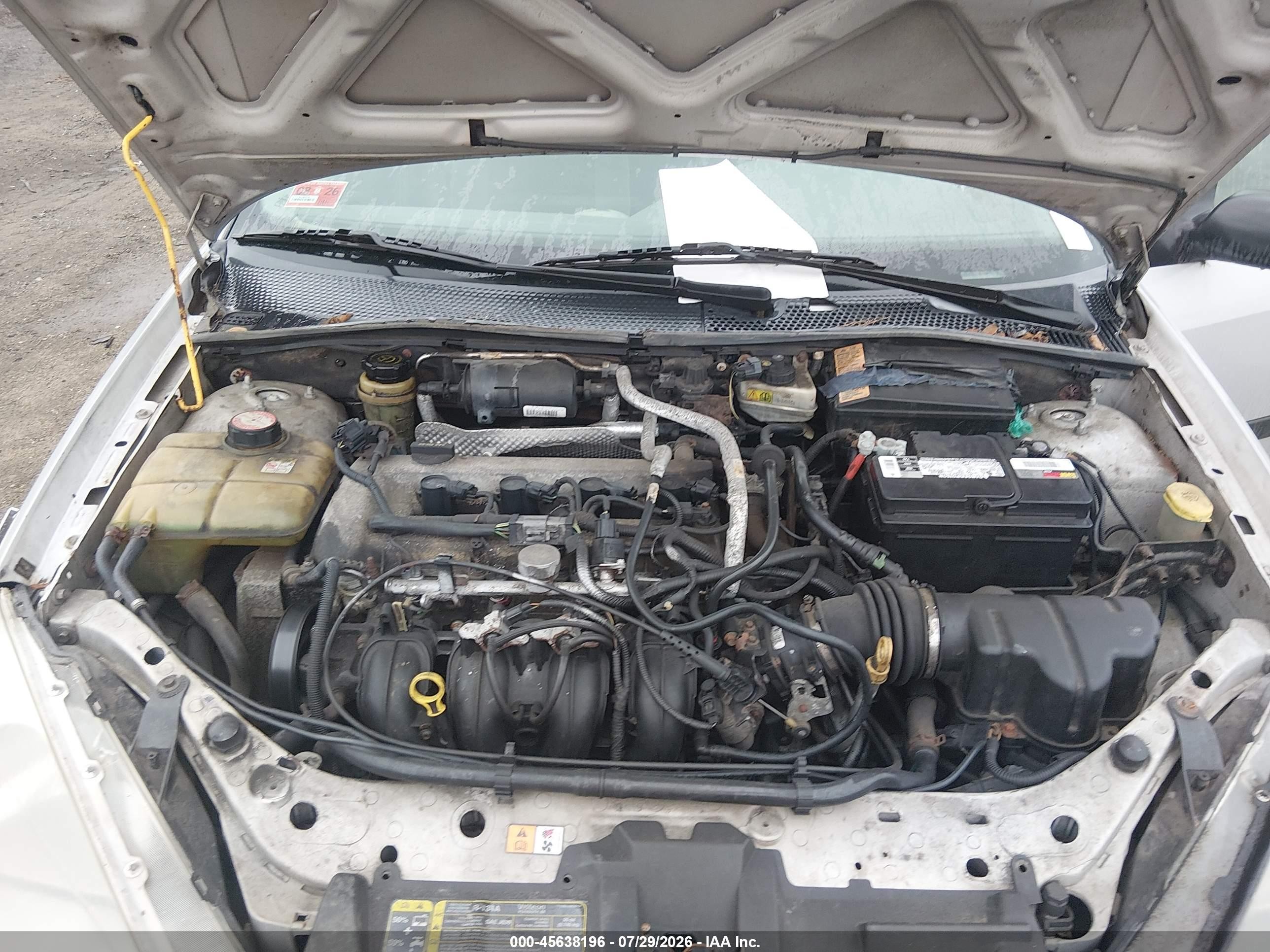 2003 Ford Focus Lx Silver vin: 1FAFP33Z93W253083