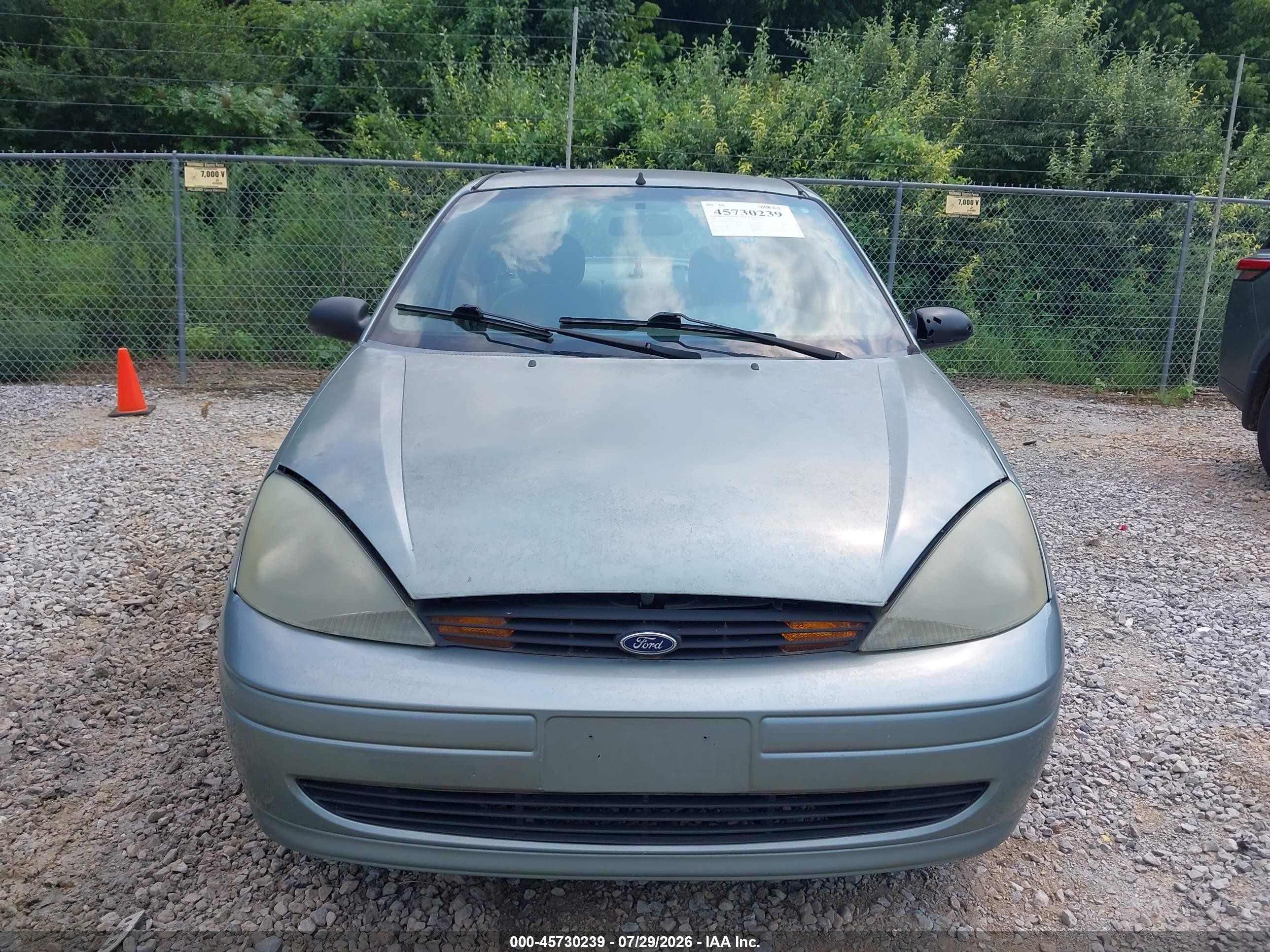 2003 Ford Focus Se Green vin: 1FAFP34303W307235