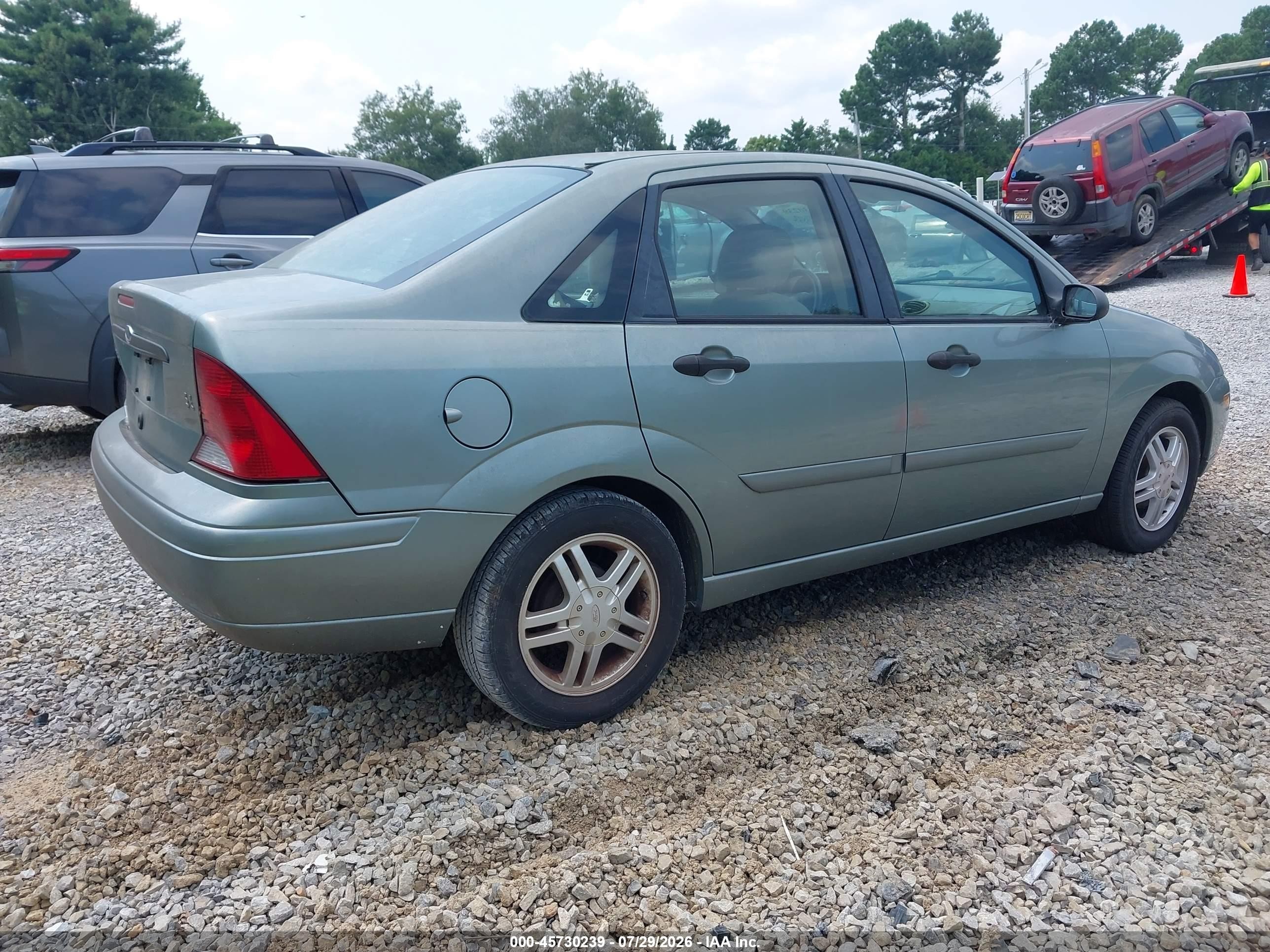 2003 Ford Focus Se Green vin: 1FAFP34303W307235