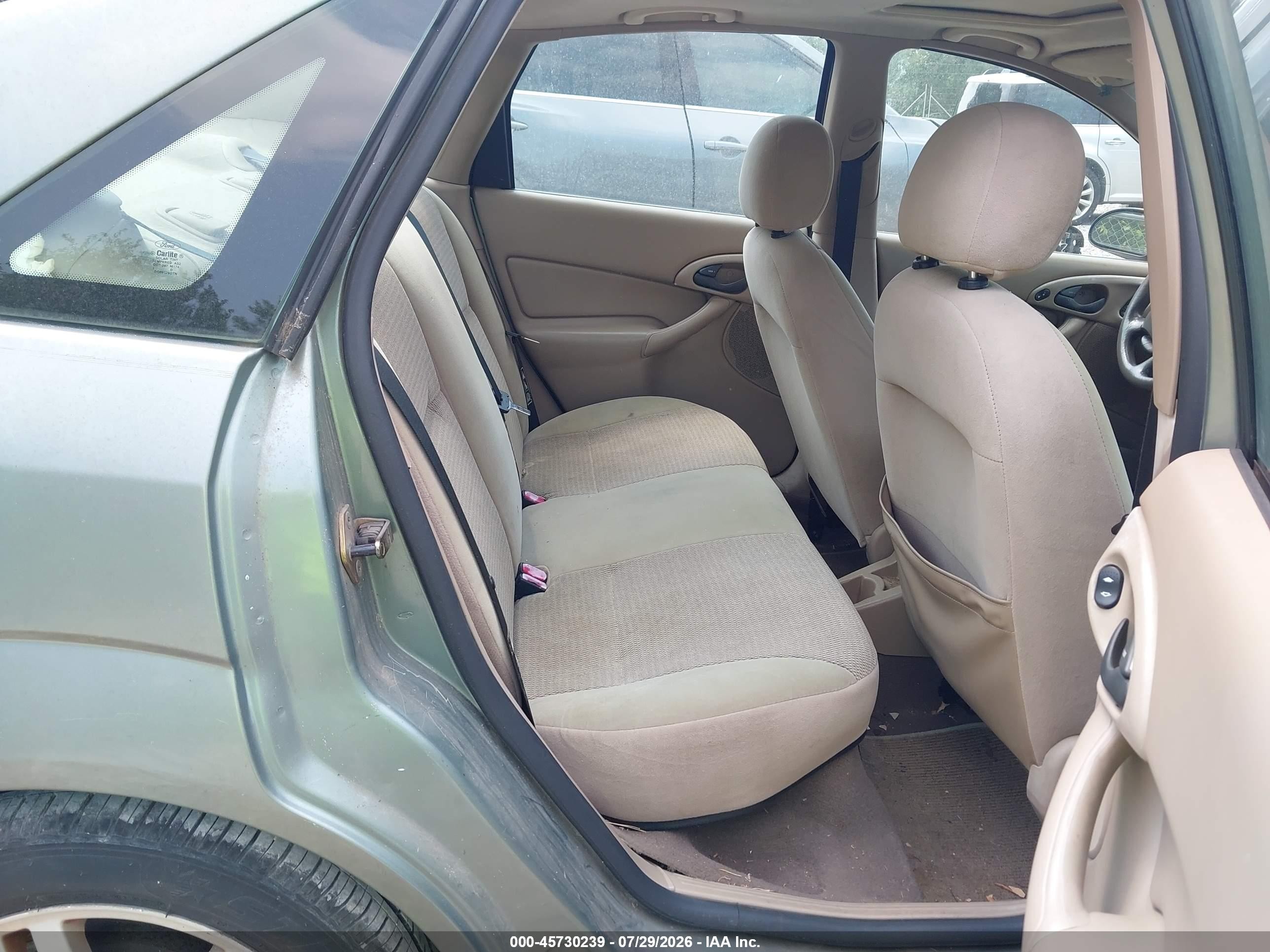 2003 Ford Focus Se Green vin: 1FAFP34303W307235