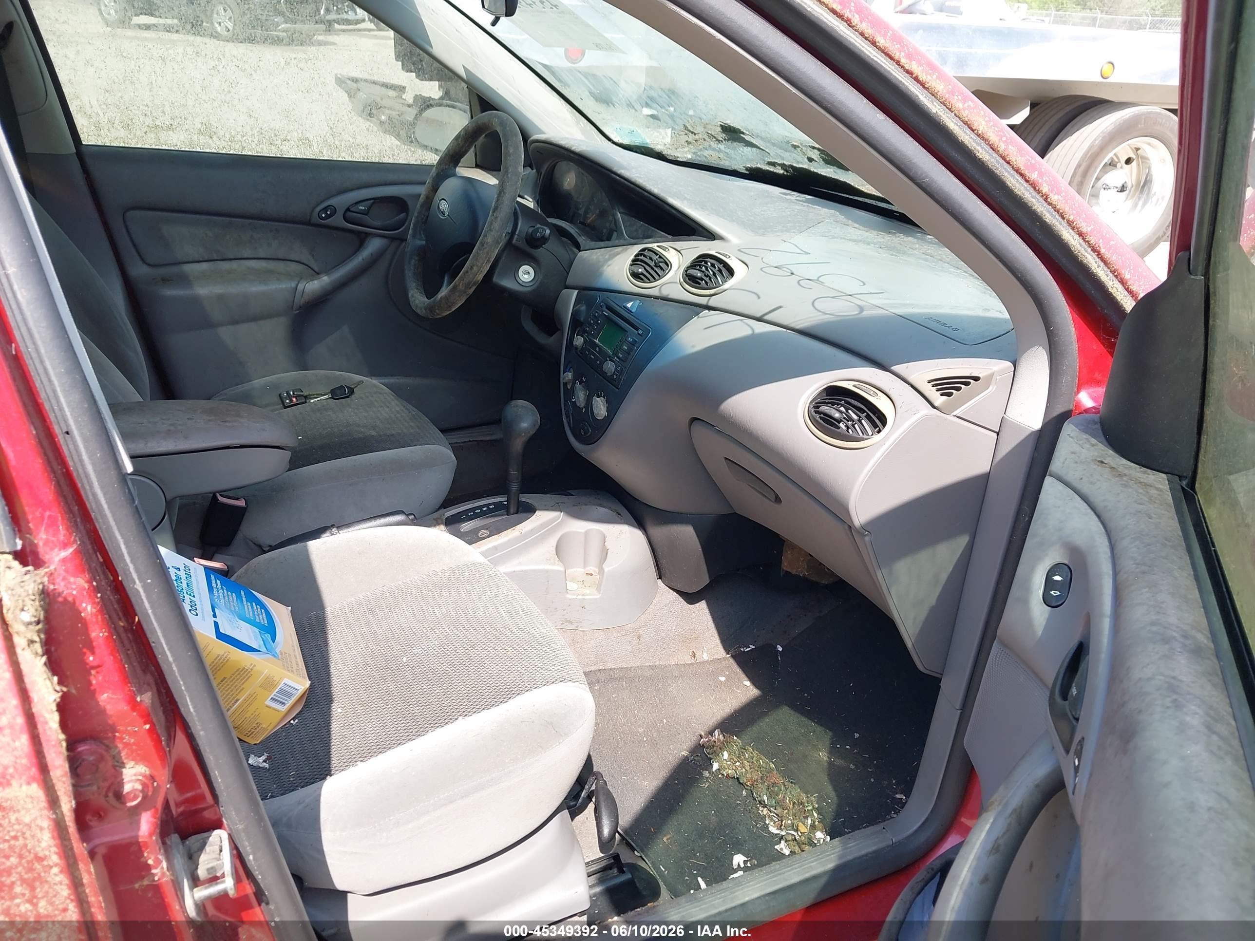 2003 Ford Focus Se Maroon vin: 1FAFP34303W332927