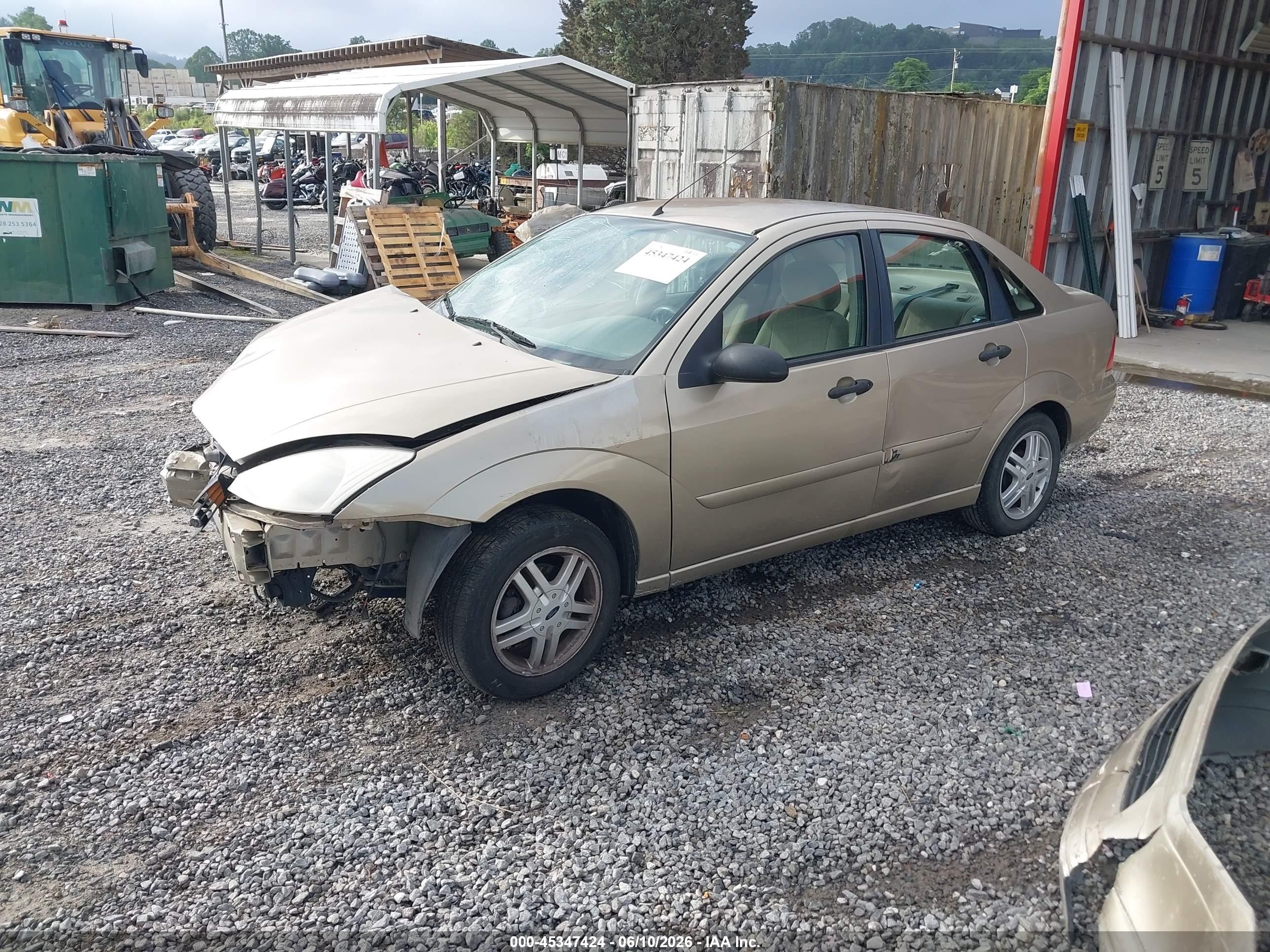 2000 Ford Focus Se Champagne vin: 1FAFP3430YW302933