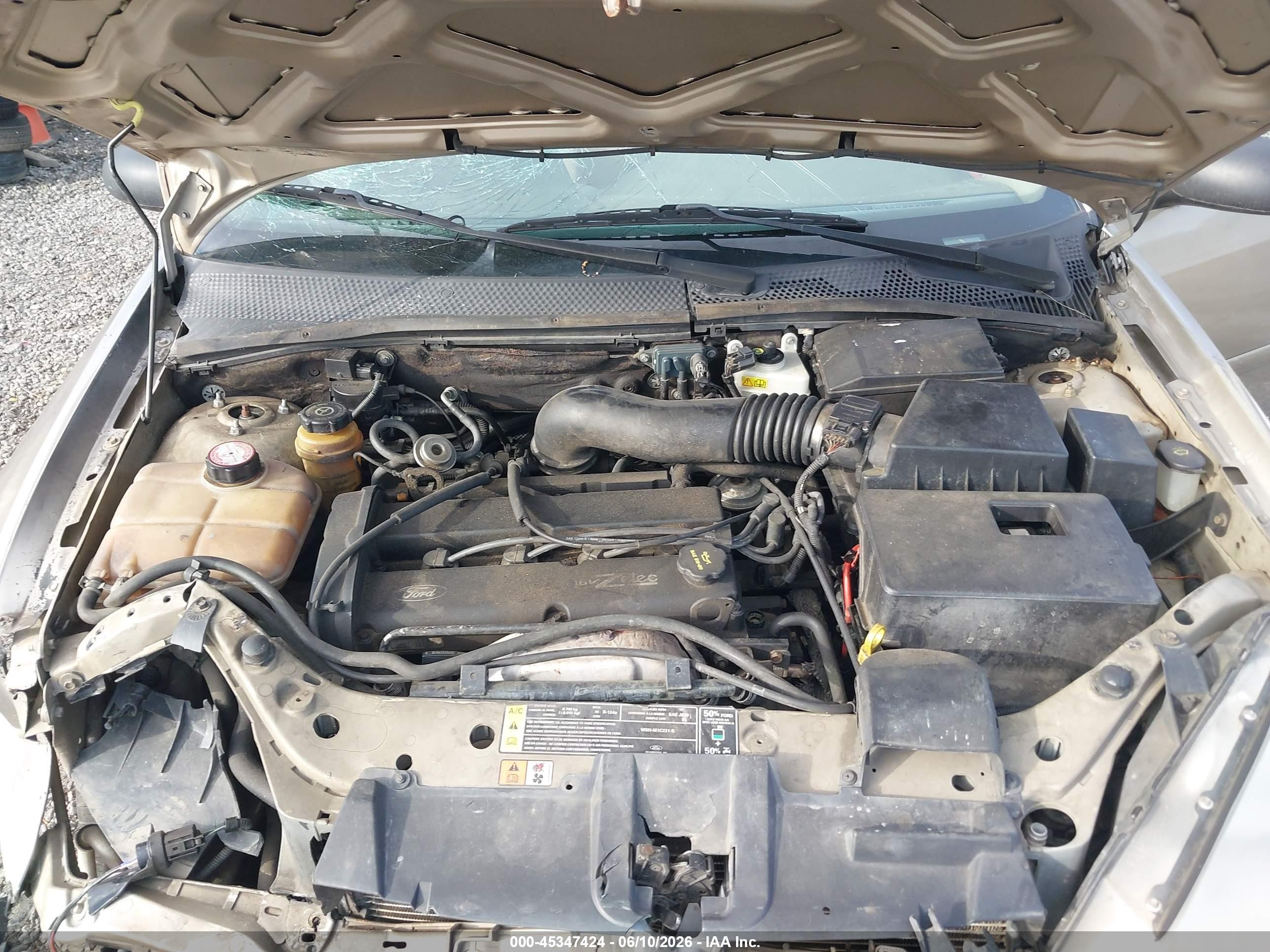 2000 Ford Focus Se Champagne vin: 1FAFP3430YW302933