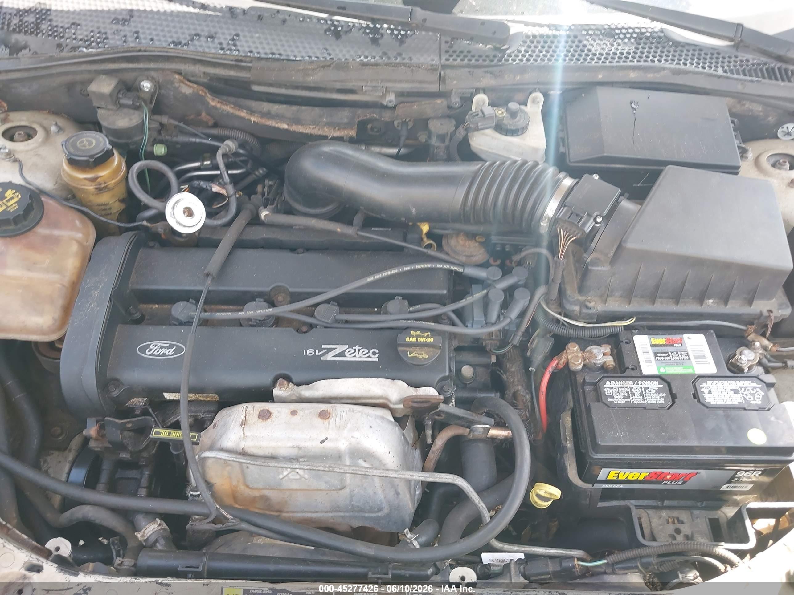 2001 Ford Focus Se Gold vin: 1FAFP34311W126951