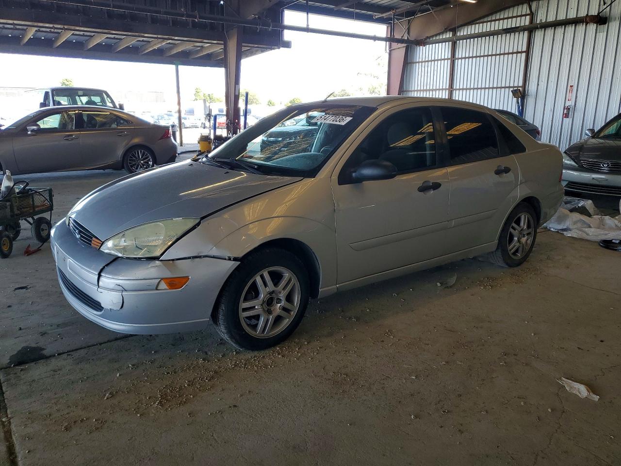 2002 Ford Focus Se Silver vin: 1FAFP34312W172328