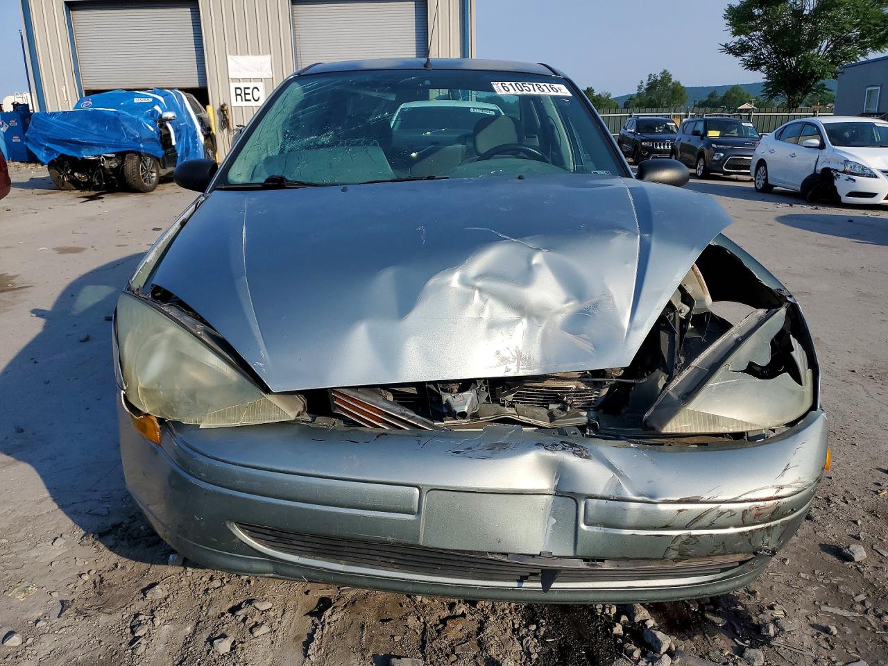 2003 Ford Focus Lx Green vin: 1FAFP34313W130629