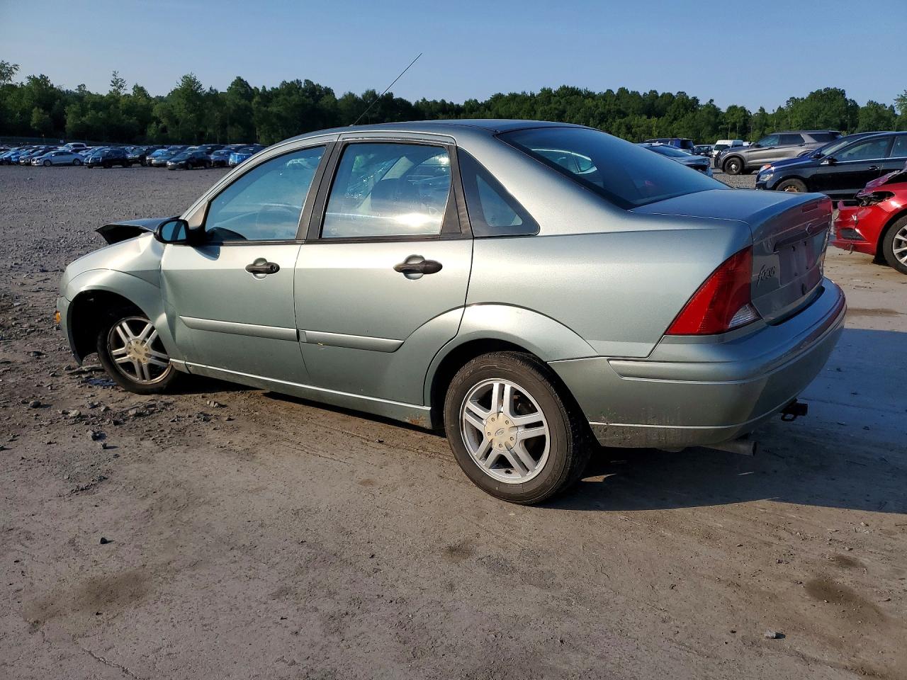 2003 Ford Focus Lx Green vin: 1FAFP34313W130629