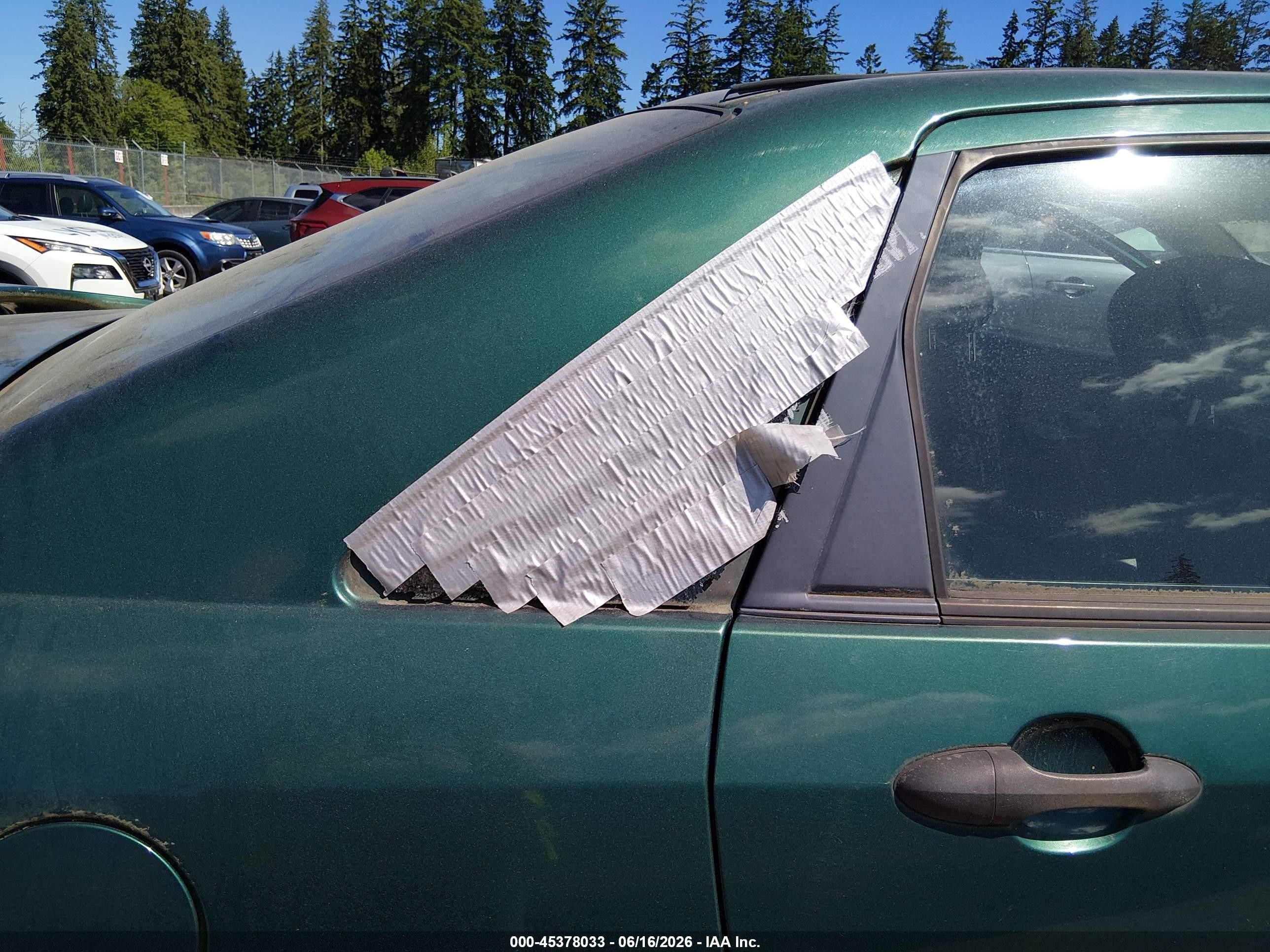 2000 Ford Focus Se Green vin: 1FAFP3431YW427245