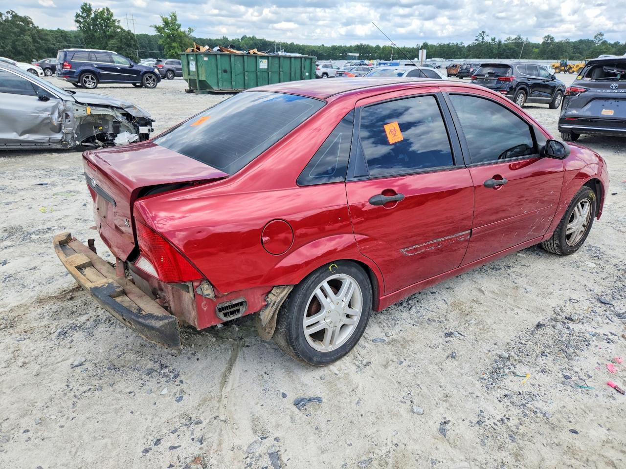 2003 Ford Focus Se Comfort Red vin: 1FAFP34323W231372