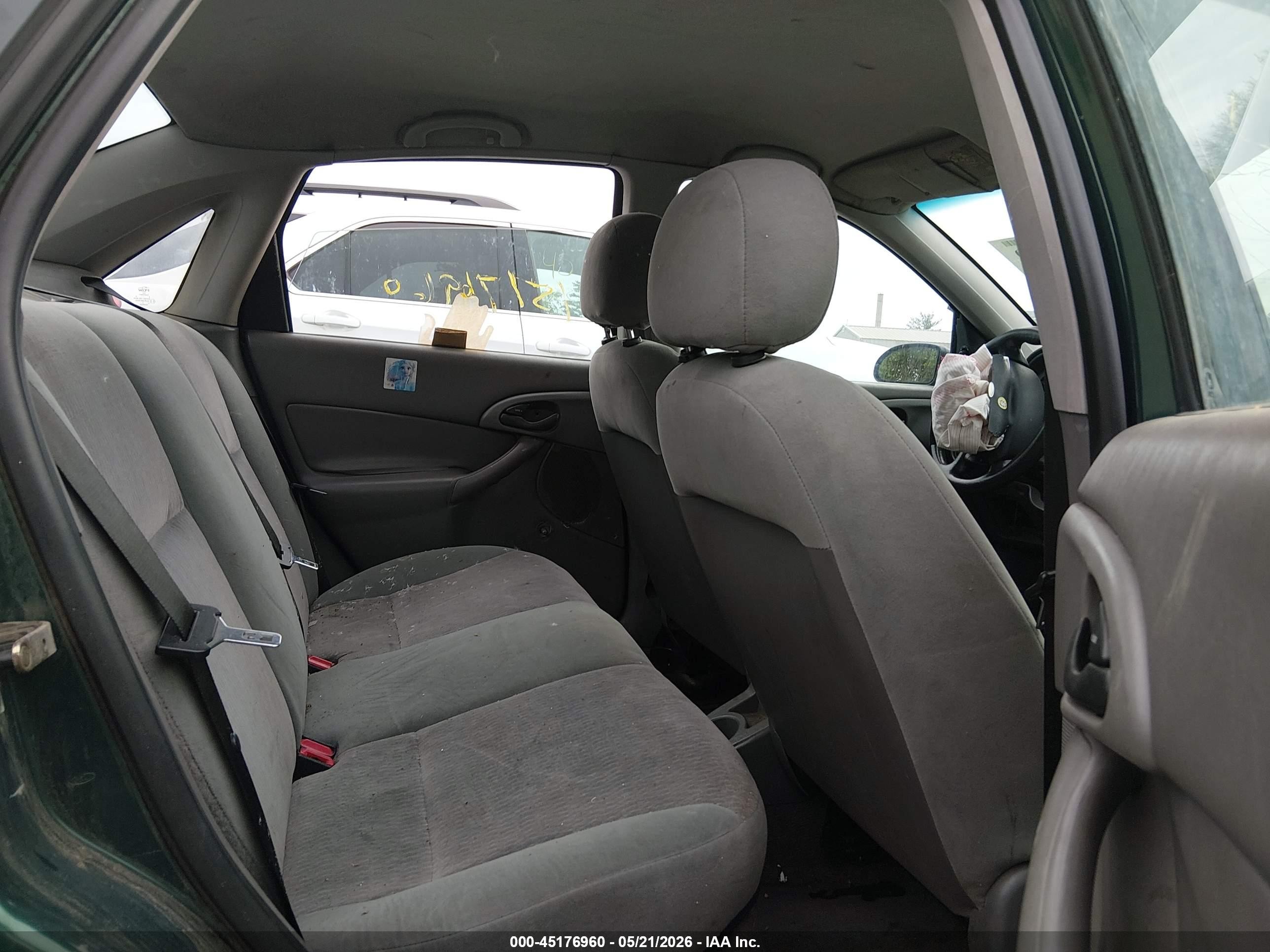 2000 Ford Focus Se Green vin: 1FAFP3434YW253977
