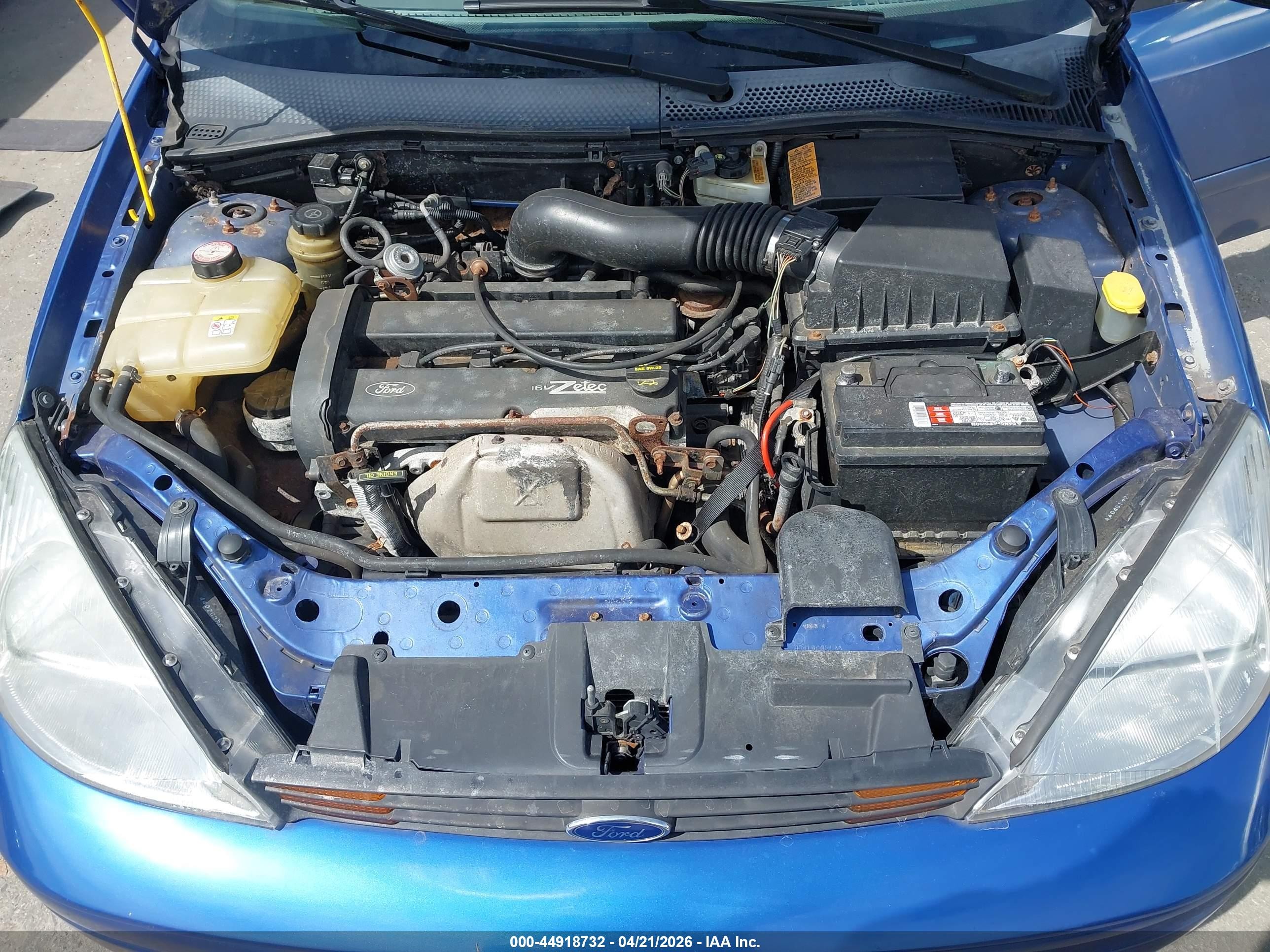 2004 Ford Focus Se Blue vin: 1FAFP34354W147547