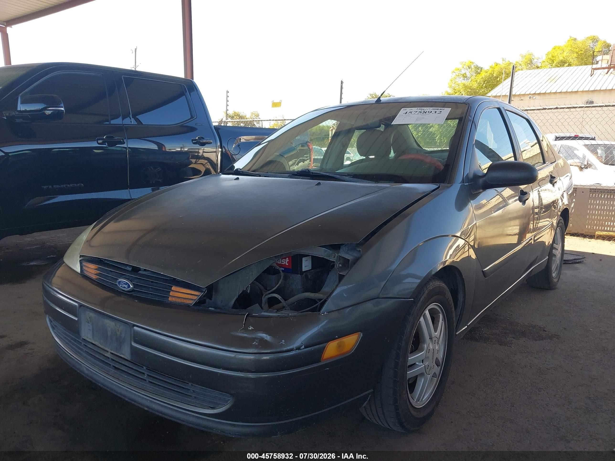 2002 Ford Focus Se Base/se Comfort Gray vin: 1FAFP34362W112402