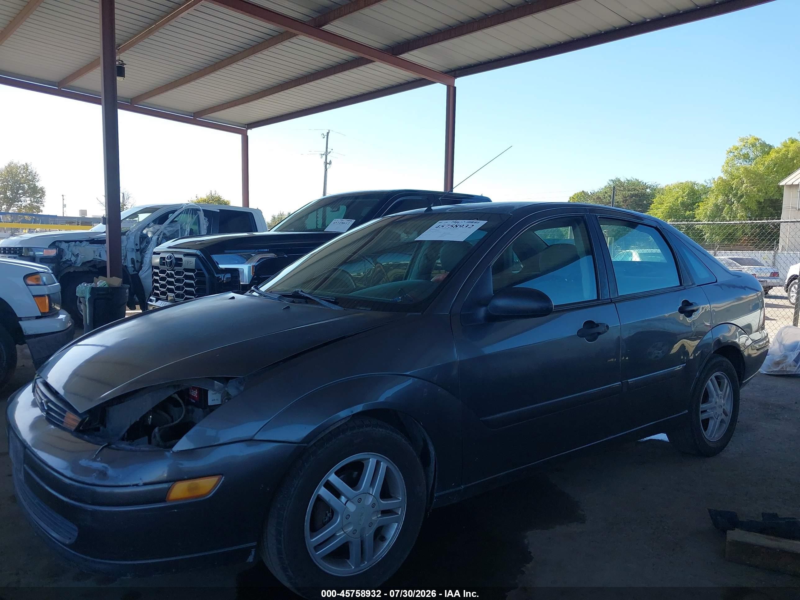 2002 Ford Focus Se Base/se Comfort Gray vin: 1FAFP34362W112402