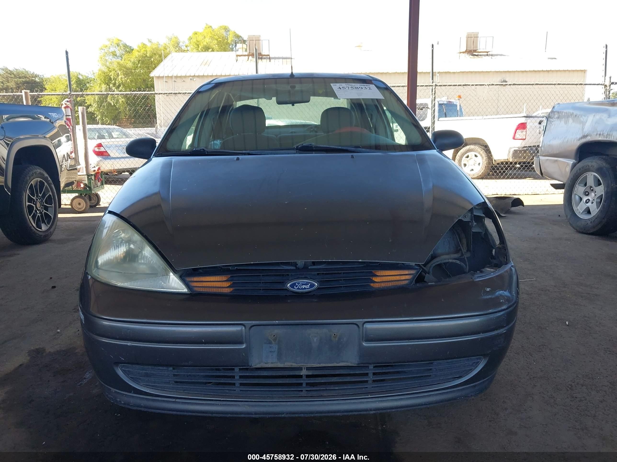 2002 Ford Focus Se Base/se Comfort Gray vin: 1FAFP34362W112402