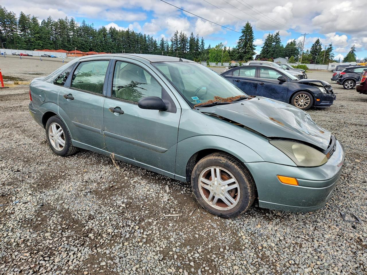 2003 Ford Focus Se Comfort Teal vin: 1FAFP34363W113907