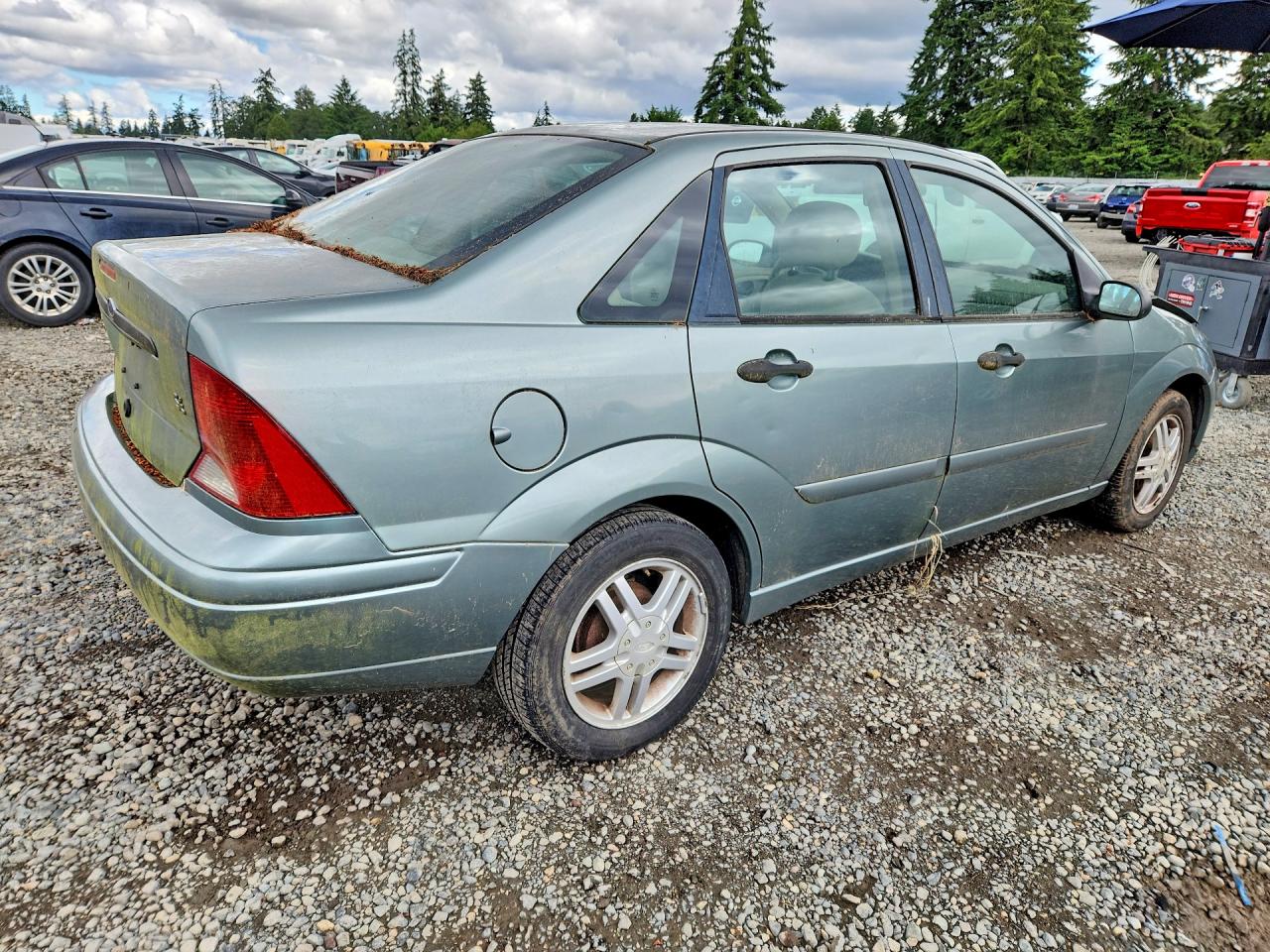 2003 Ford Focus Se Comfort Teal vin: 1FAFP34363W113907